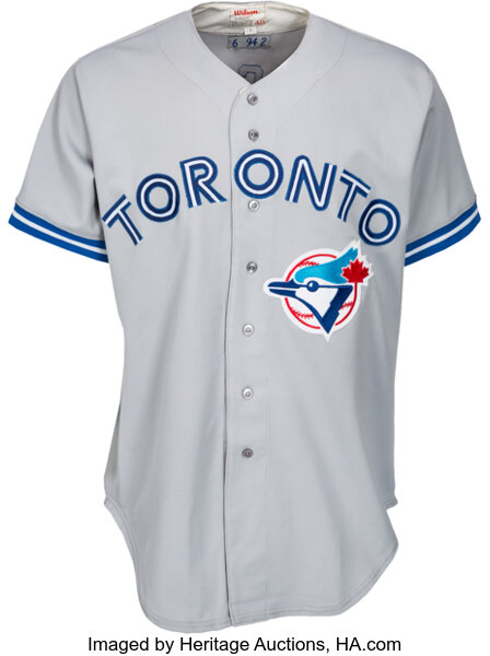 1994 Carlos Delgado Game Worn Toronto Blue Jays Jersey.