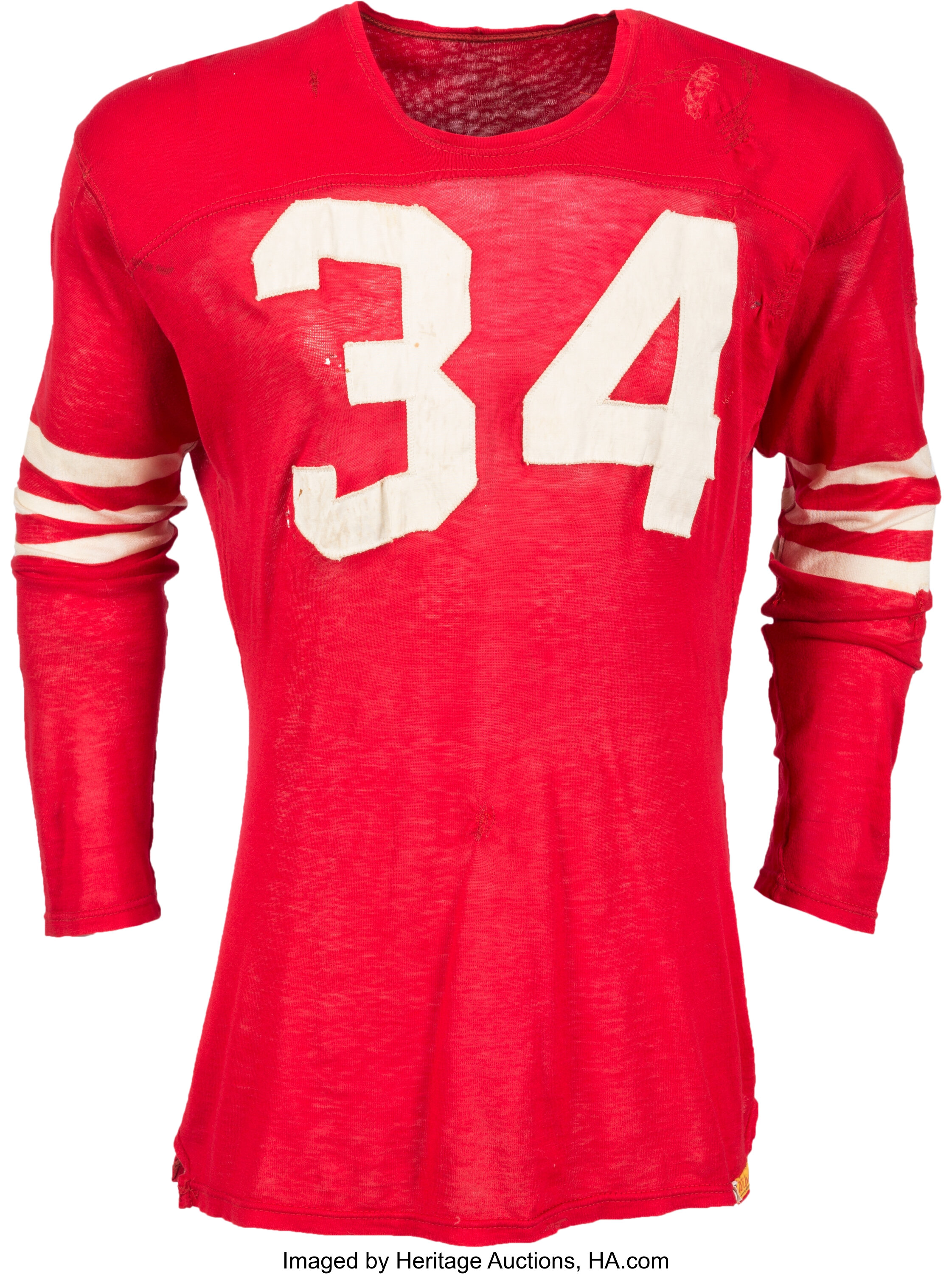 Circa 1956 Joe Perry Game Worn San Francisco 49ers Jersey., Lot #82221