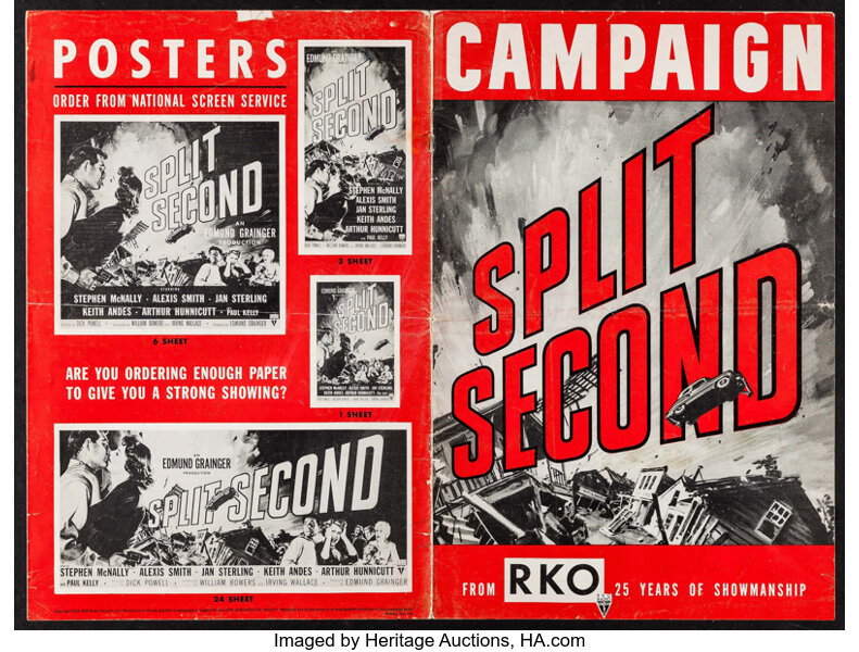 Split Second Others Lot Rko 1953 Uncut Pressbooks 7 Lot Heritage Auctions