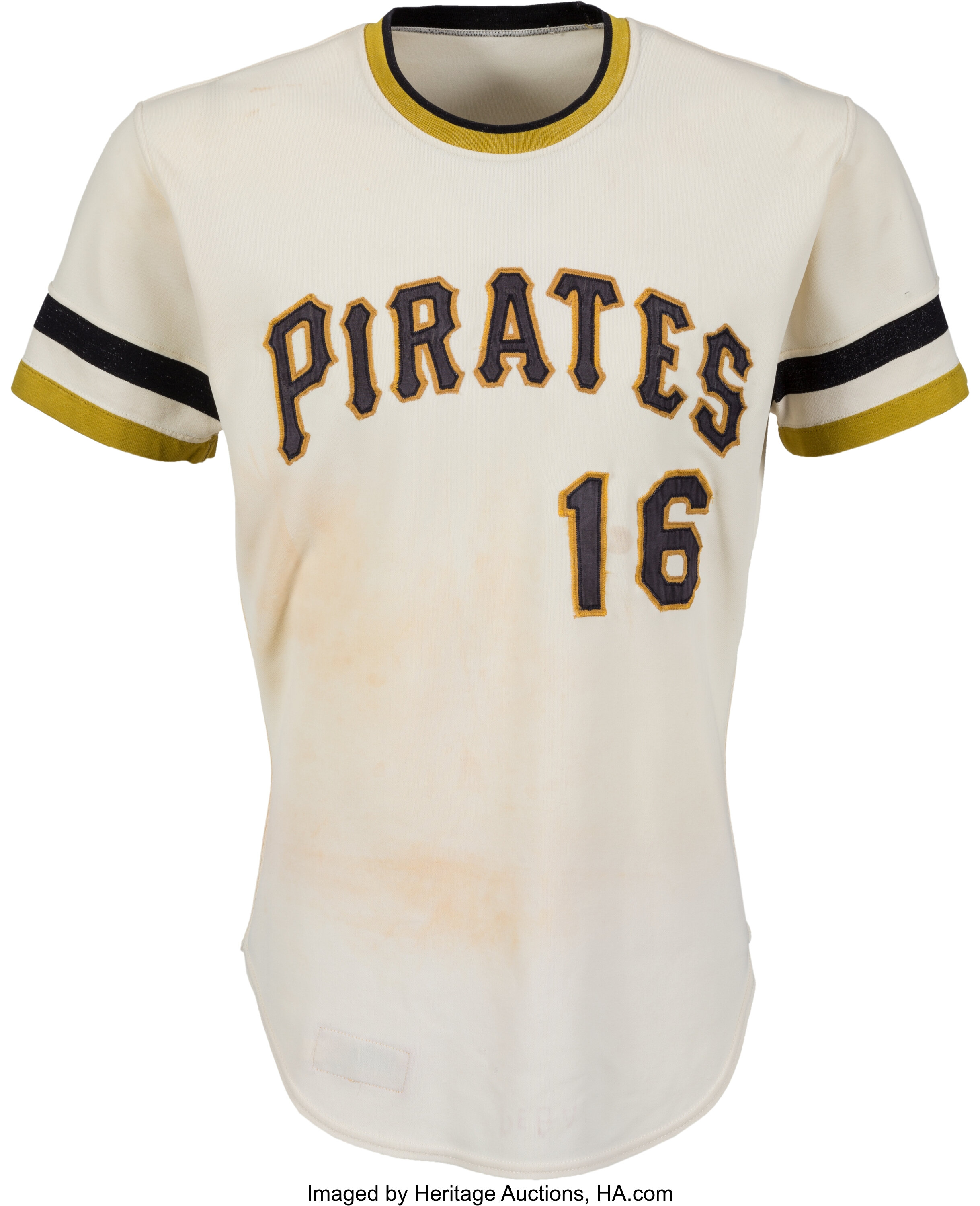 1974 Al Oliver Game Worn Pittsburgh Pirates Jersey. Baseball, Lot  #81923