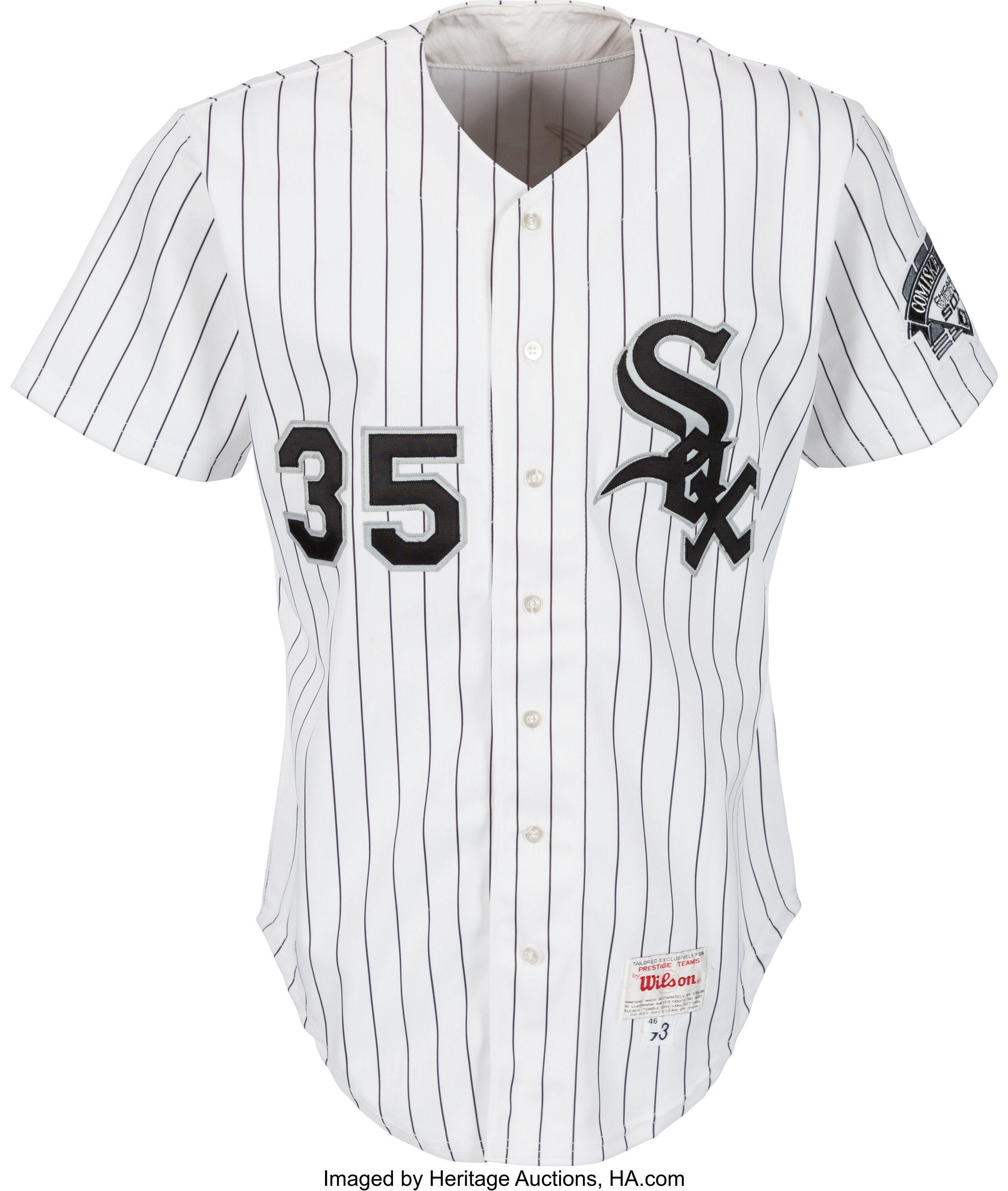 Lot Detail - 1993 Frank Thomas Team Issued Chicago White Sox Home Jersey