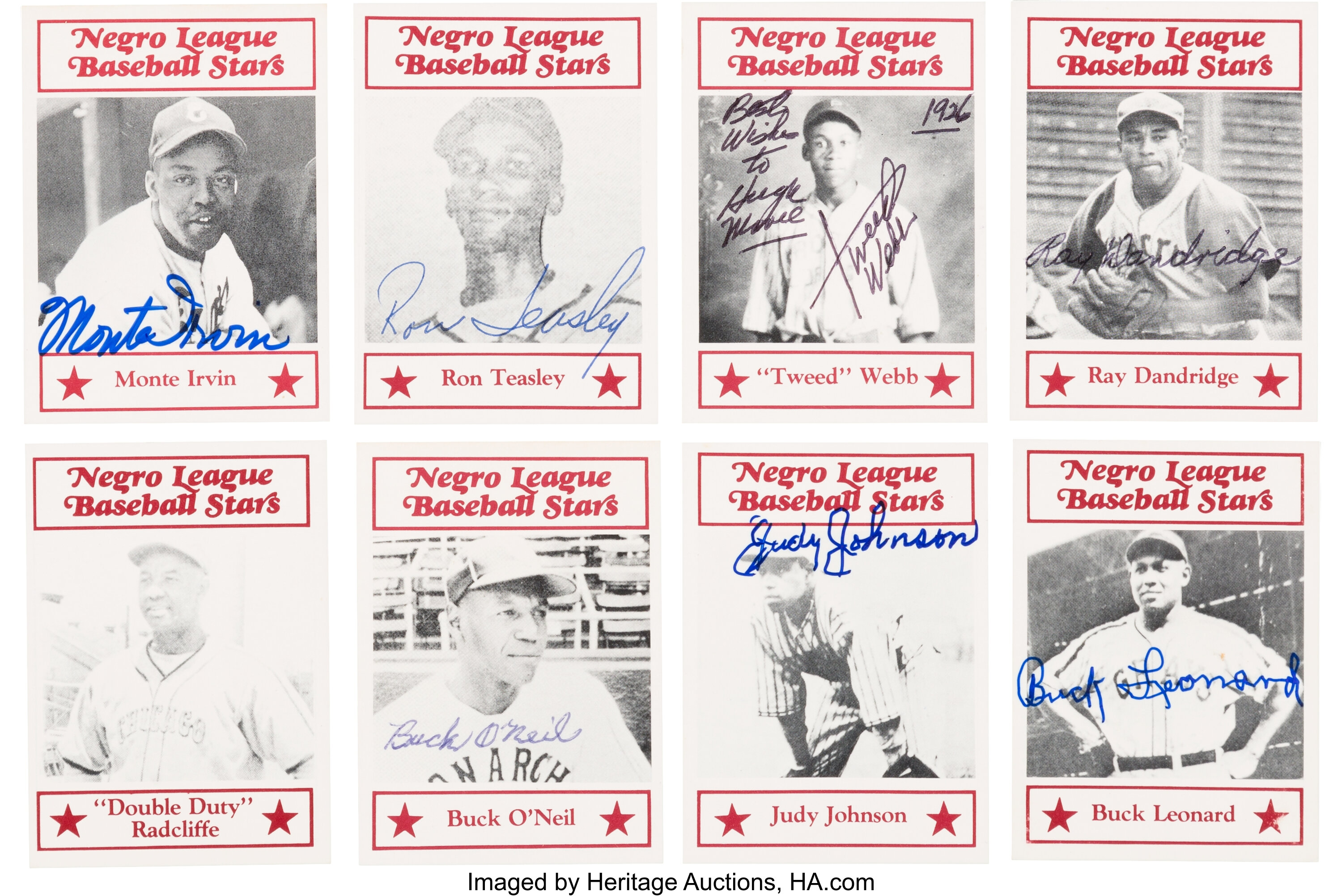 Negro League Baseball Stars Set