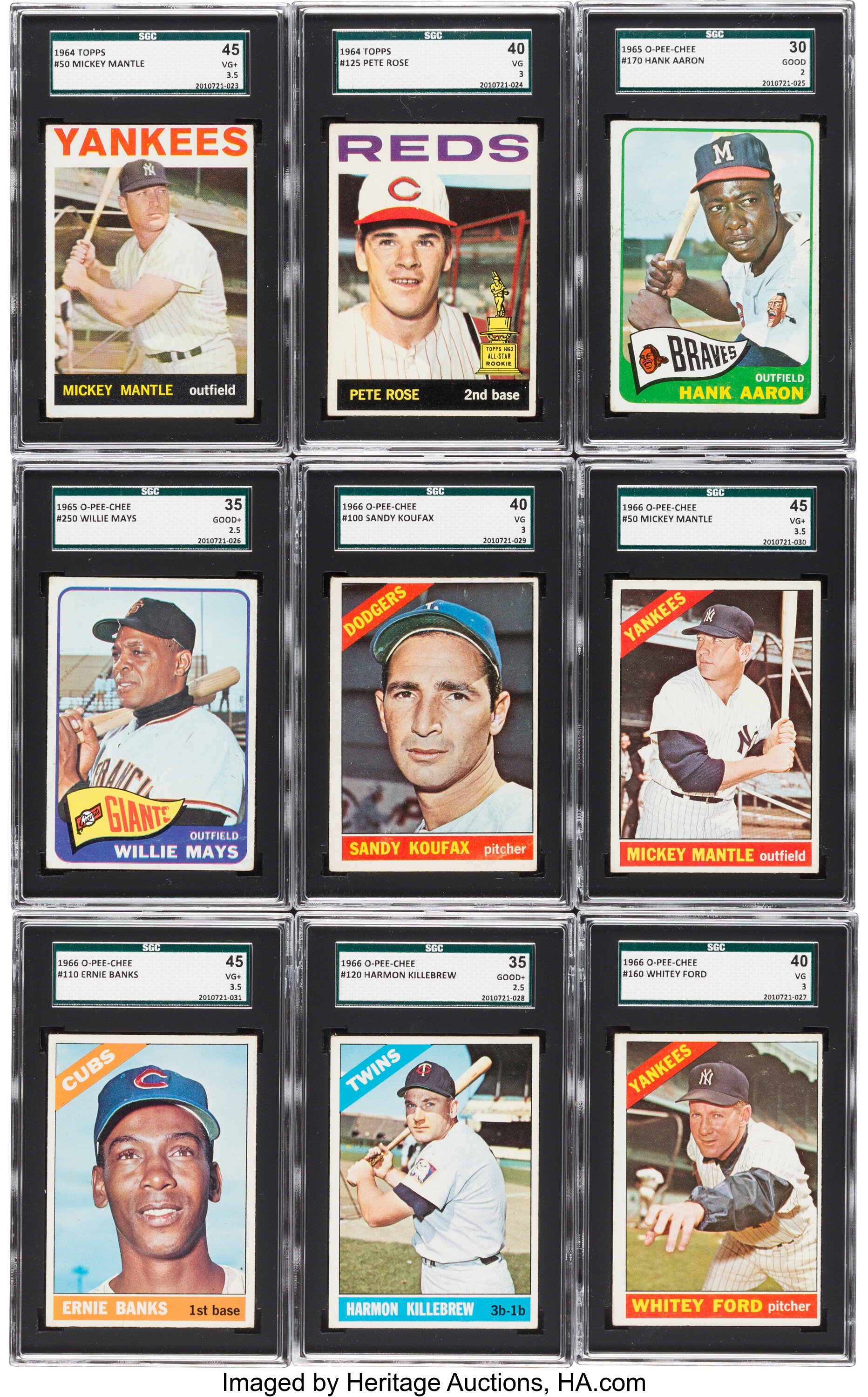1962 - 1966 Topps & O-Pee-Chee Baseball Collection (545). ... | Lot #80941  | Heritage Auctions