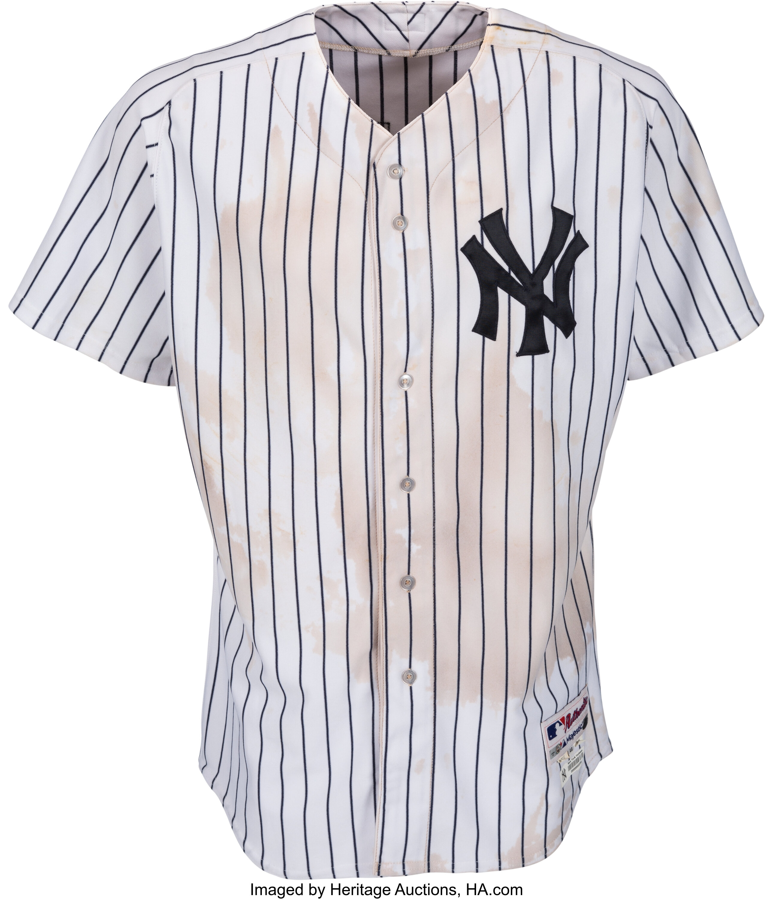 Lot Detail - 2012 Mark Teixeira Game Worn New York Yankees Road Jersey (MLB  Authenticated - PHOTO MATCHED)