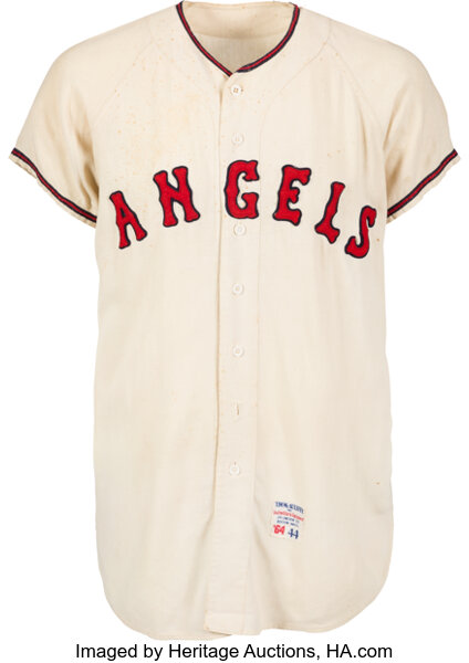 1964 Lenny Green Game Worn Los Angeles Angels Jersey. Baseball, Lot  #81899