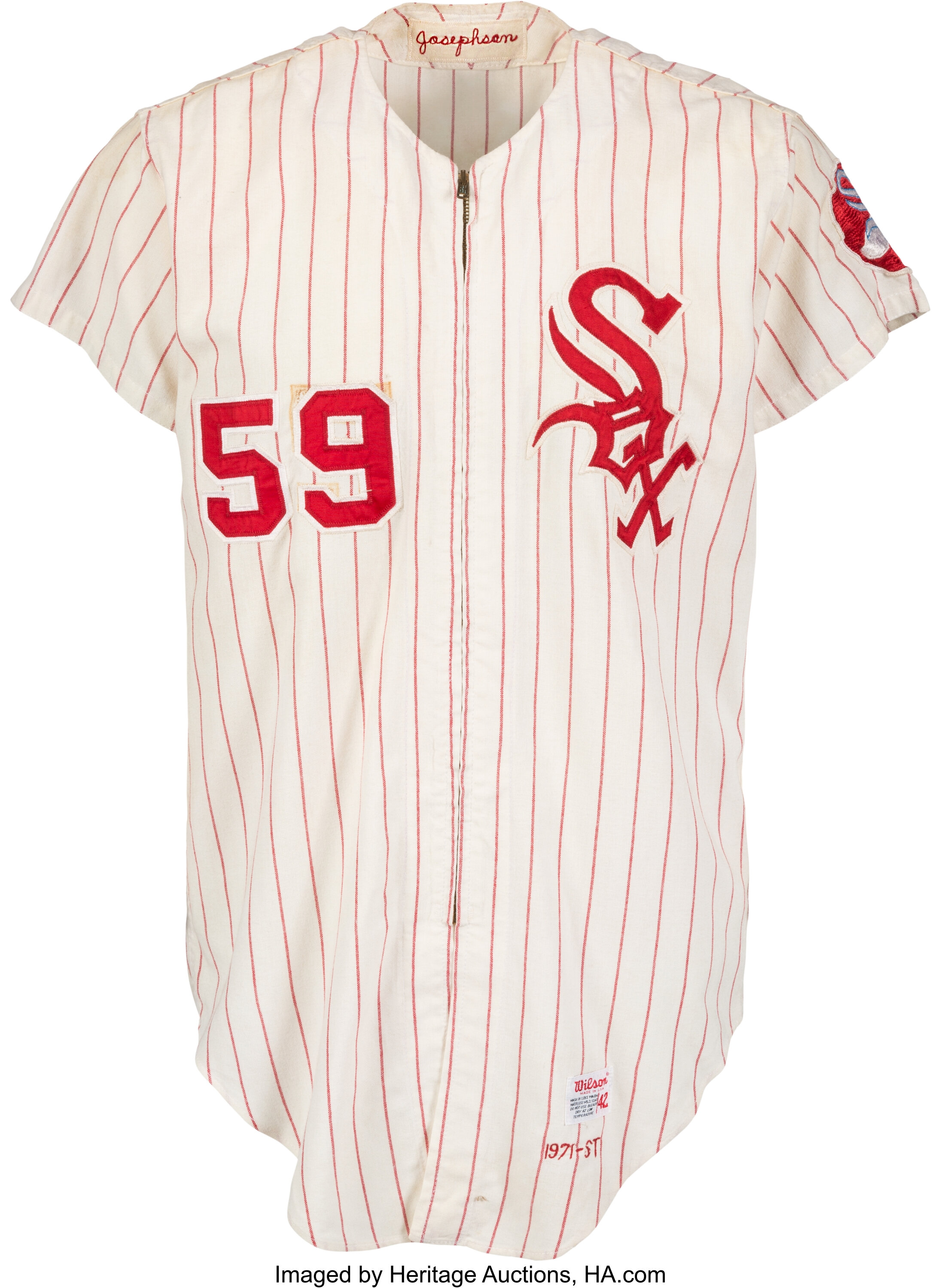Chicago White Sox 1918-19 Wool Flannel Authentic Jersey
