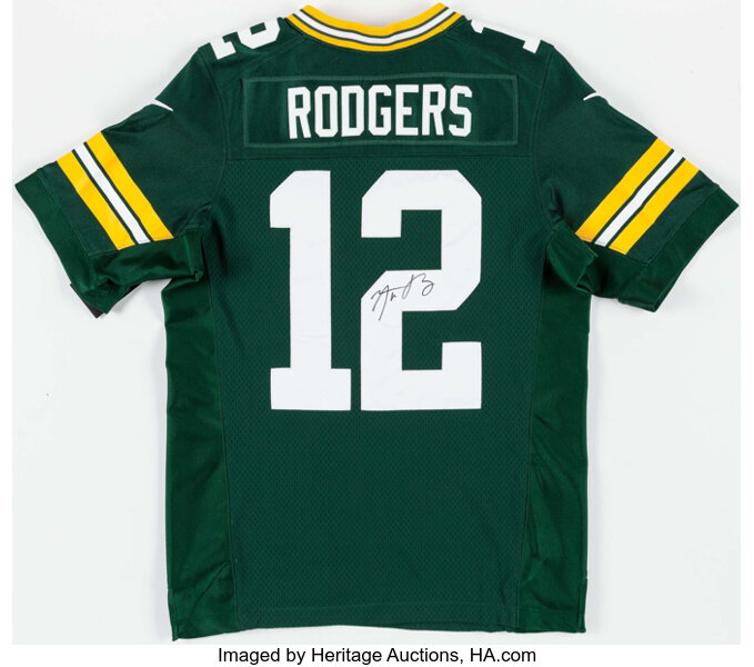 NWOT Rare Aaron Rodgers Headgear Pleasant Valley HS Jersey Authentic Adult  S