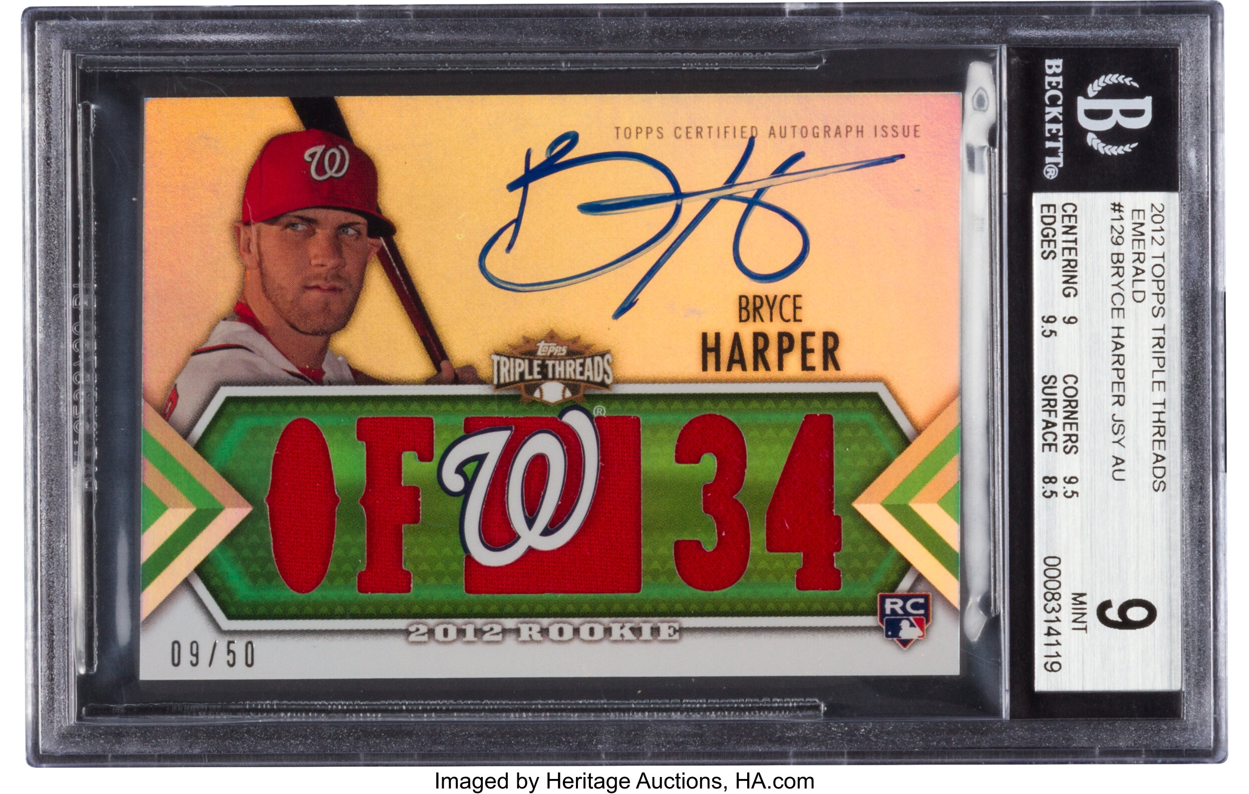 2012 Topps Bryce Harper Autograph