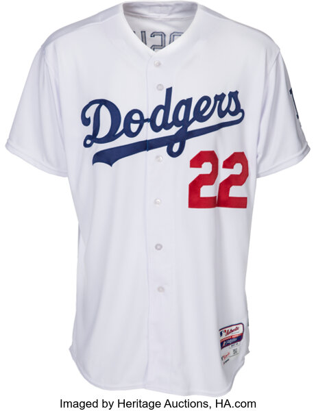 Lot Detail - 2015 Clayton Kershaw Game Used Los Angeles Dodgers Home Jersey