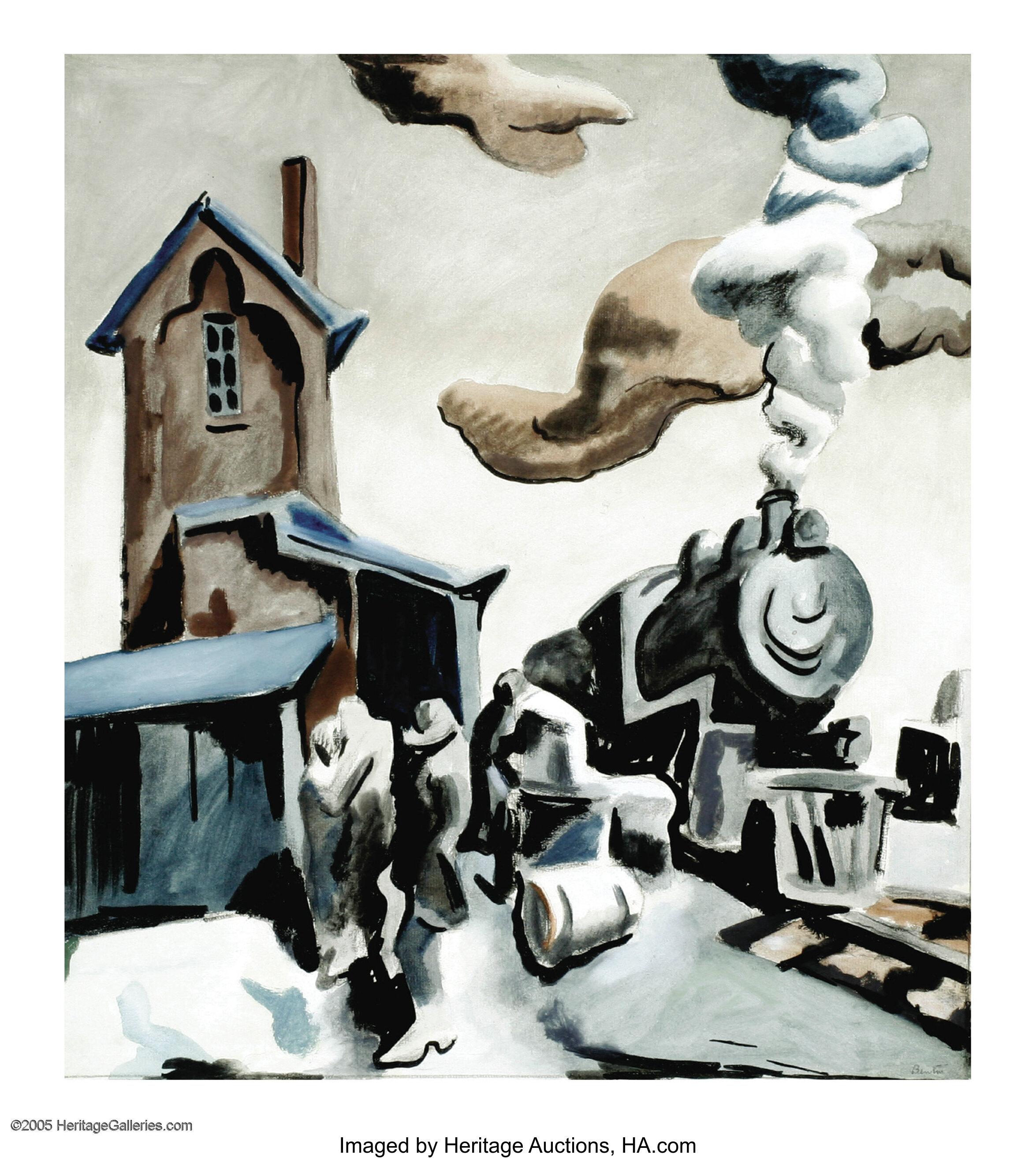 Thomas Hart Benton Paintings for Sale Value Guide Heritage Auctions