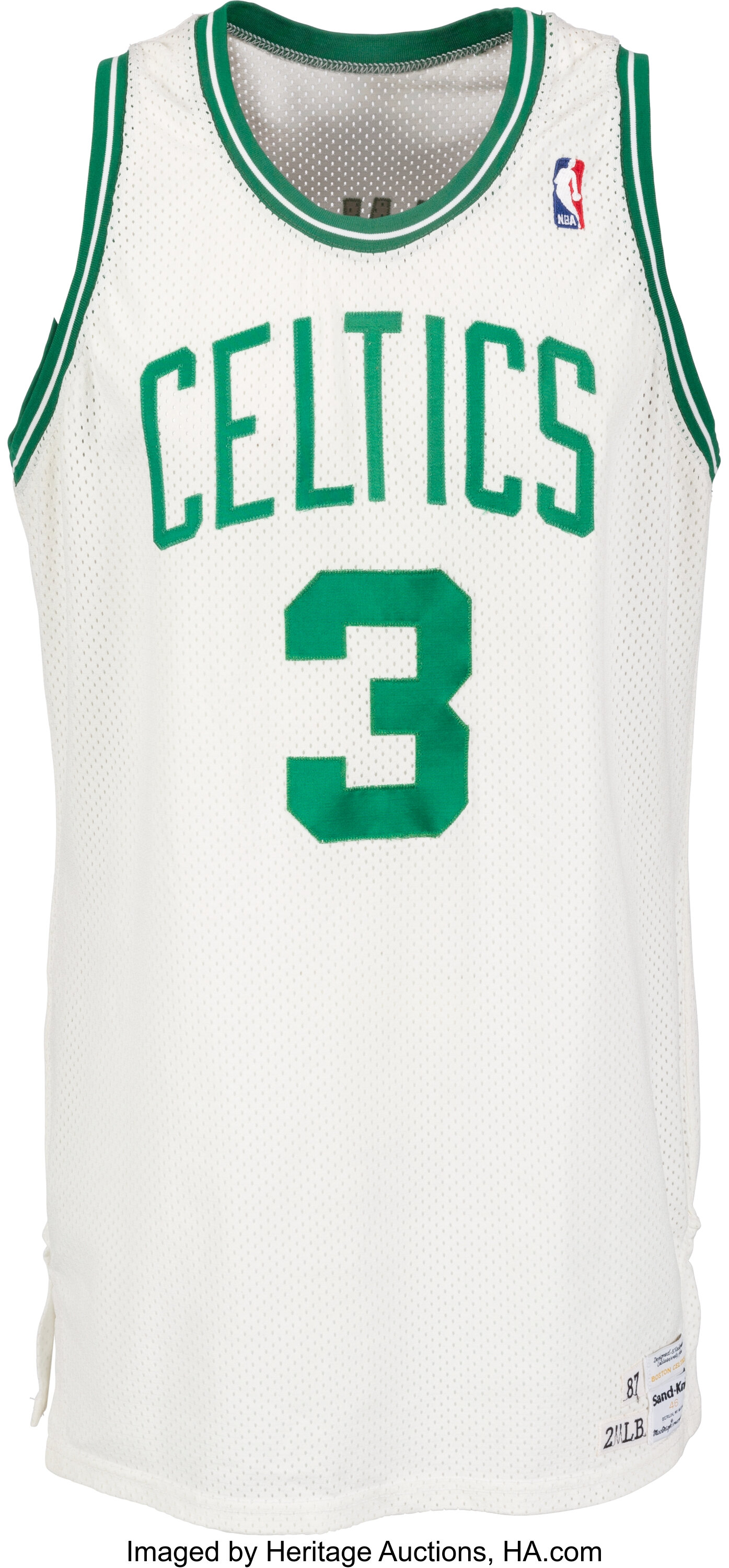 1980's Danny Ainge Game Worn Boston Celtics Road Jersey., Lot #82297