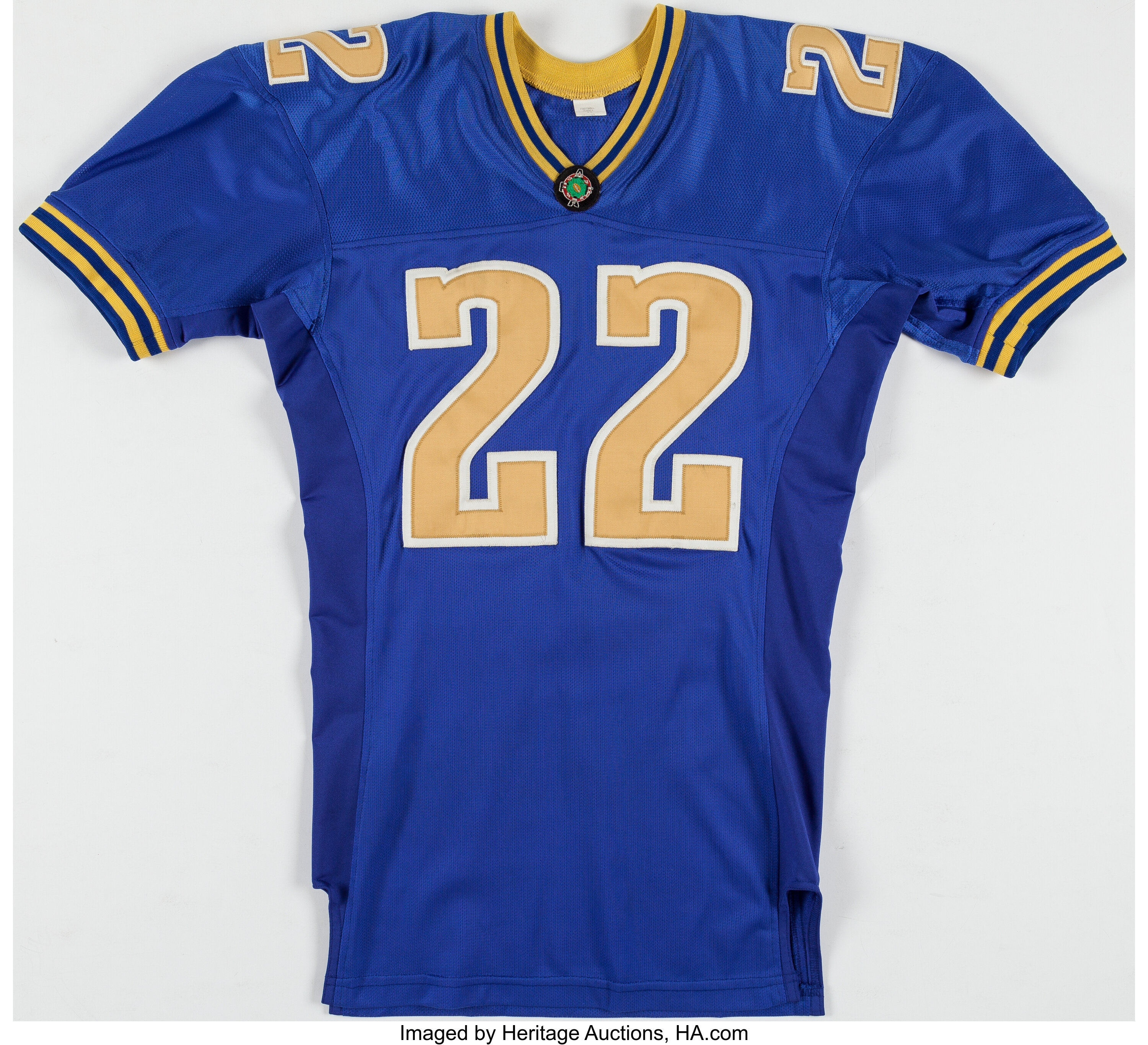 You can take home an opening weekend game-used gold jersey - True Blue LA
