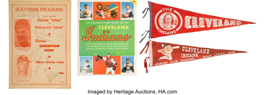 Cleveland Indians 1948 World Series Offical Souvenir Program