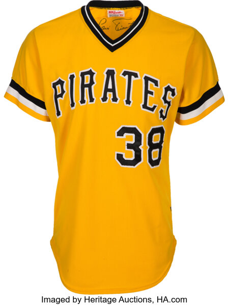1925 Pittsburgh Pirates Turn Back the Clock Game-Issued Jersey