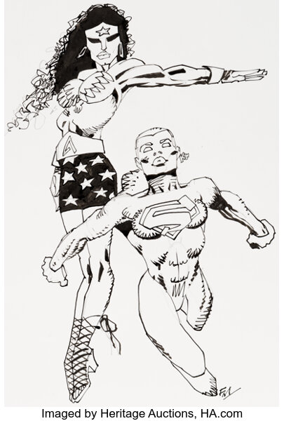 frank miller art women