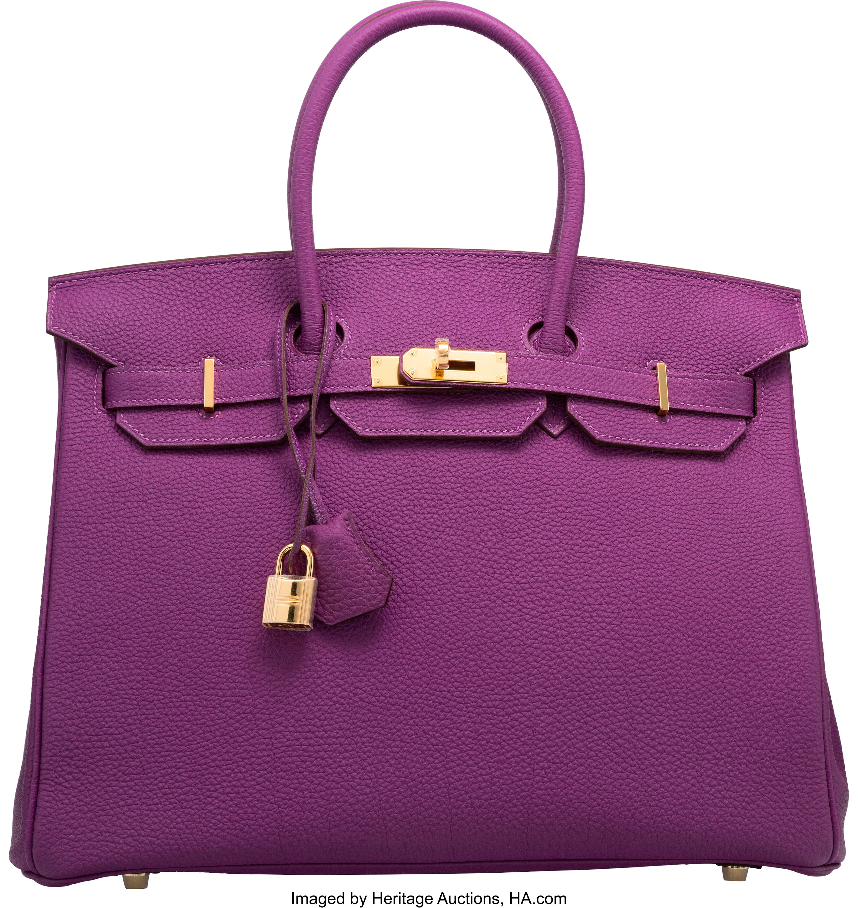 Hermes Birkin Anemone 35cm, Togo with Palladium Hardware