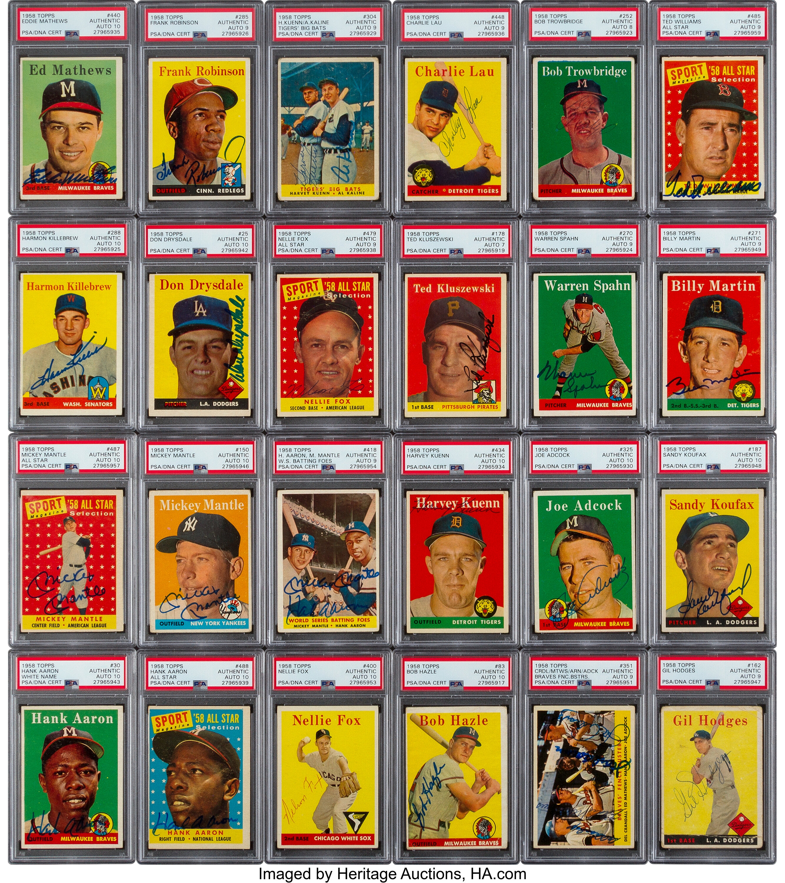 1958 Topps Baseball Card 321 Vintage Ted Williams and Ted 