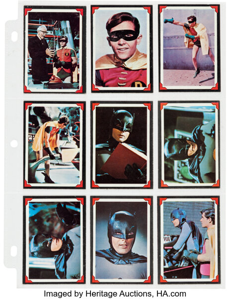 Dc batman trading store cards