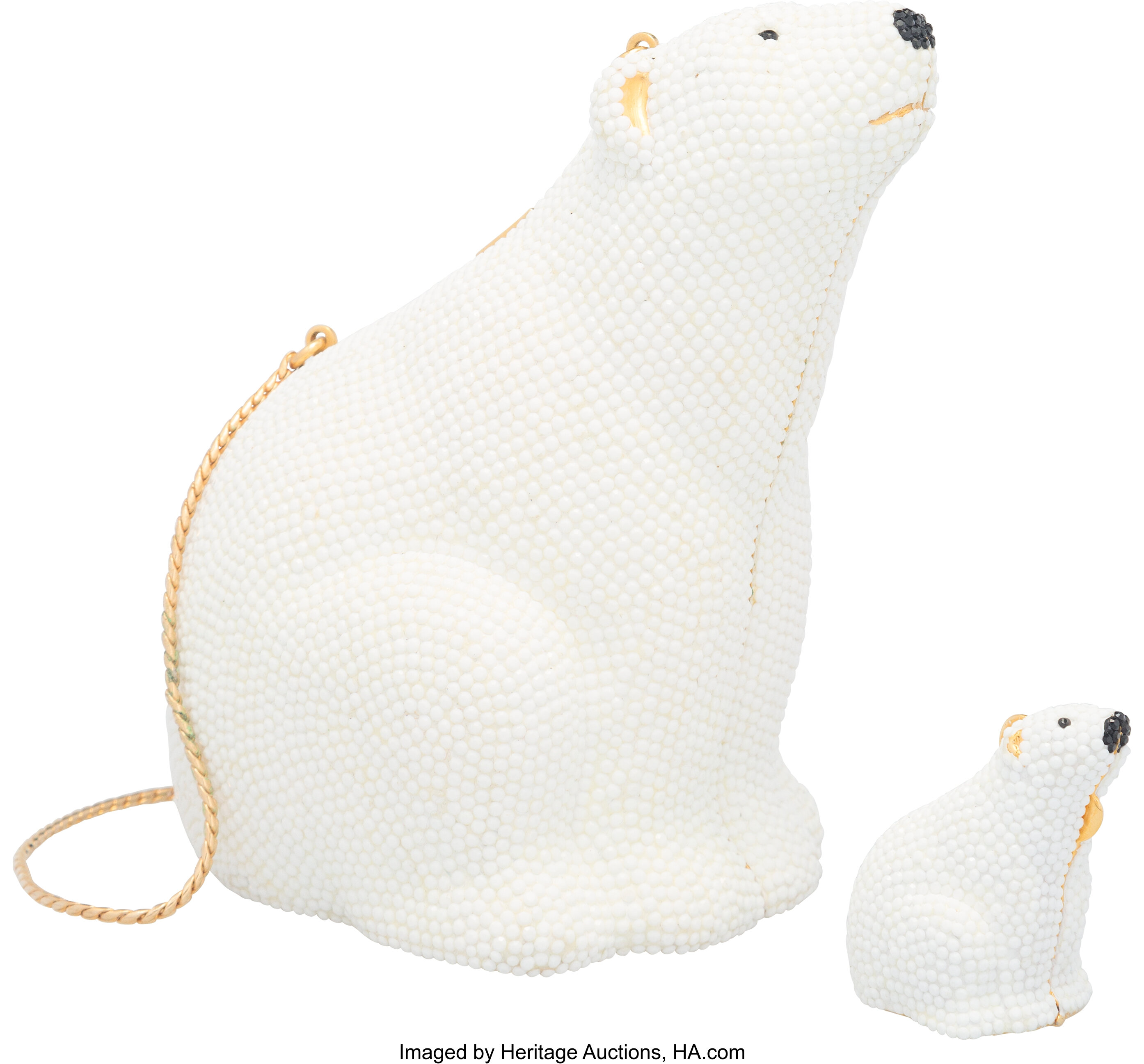 Claires New Bella the Polar Bear Coin Purse