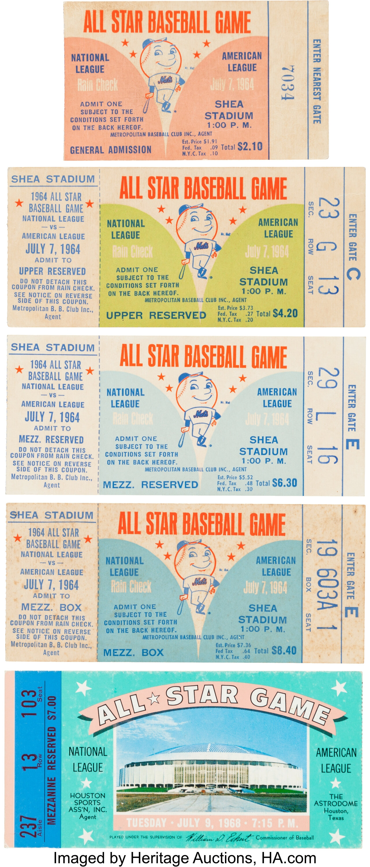 1964 All-Star Game at Shea Stadium