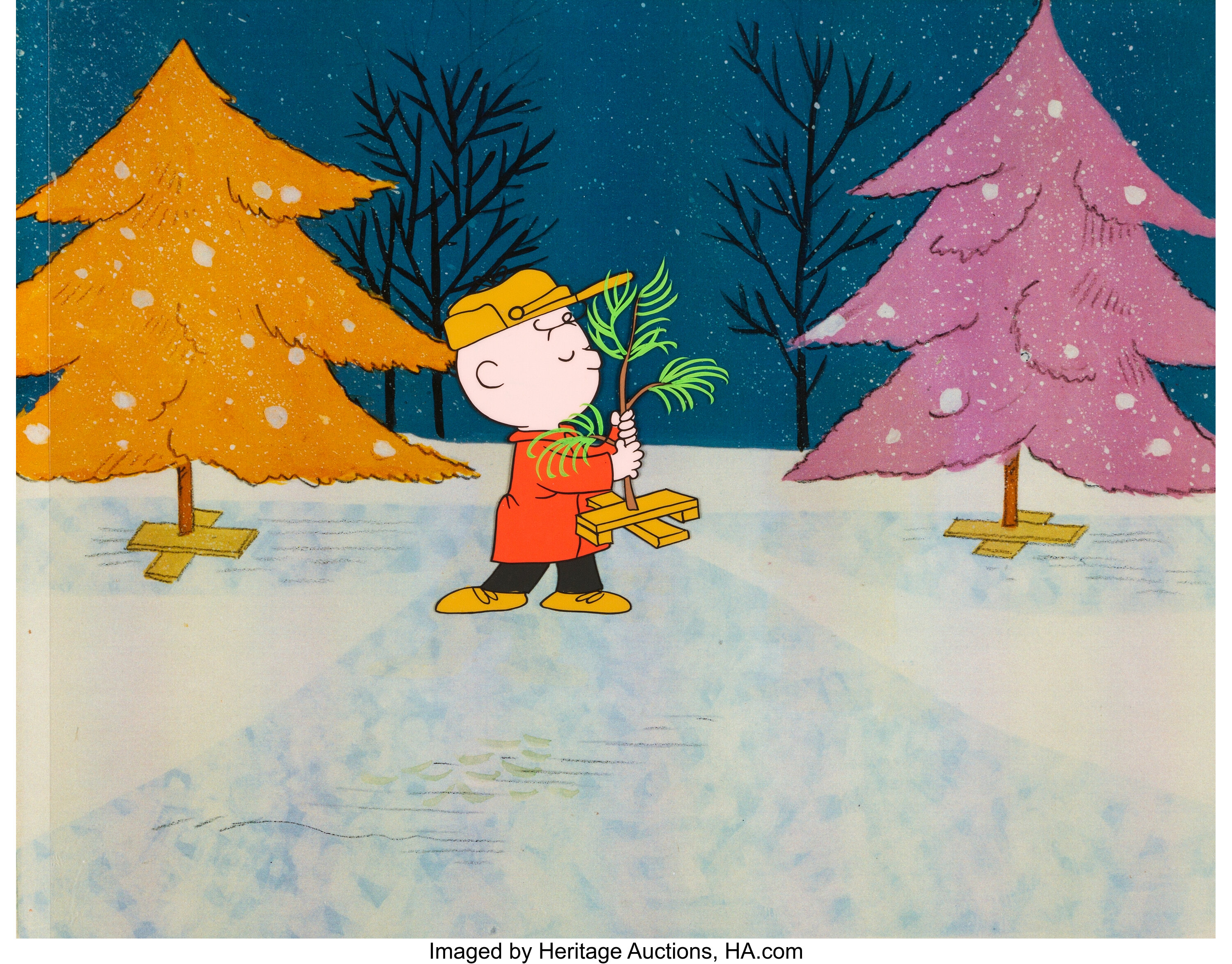 charlie brown christmas tree cartoon