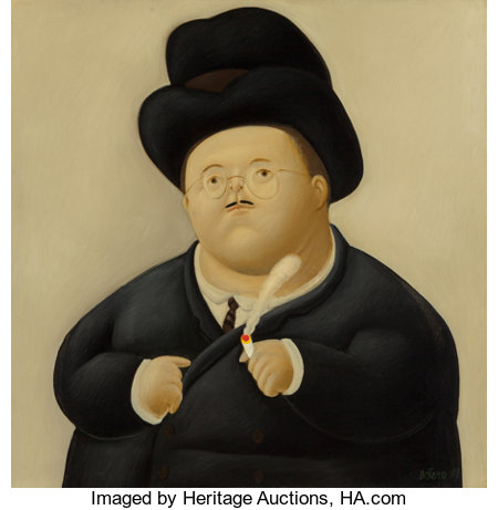 albue Betinget hydrogen Fernando Botero Paintings for Sale | Value Guide | Heritage Auctions