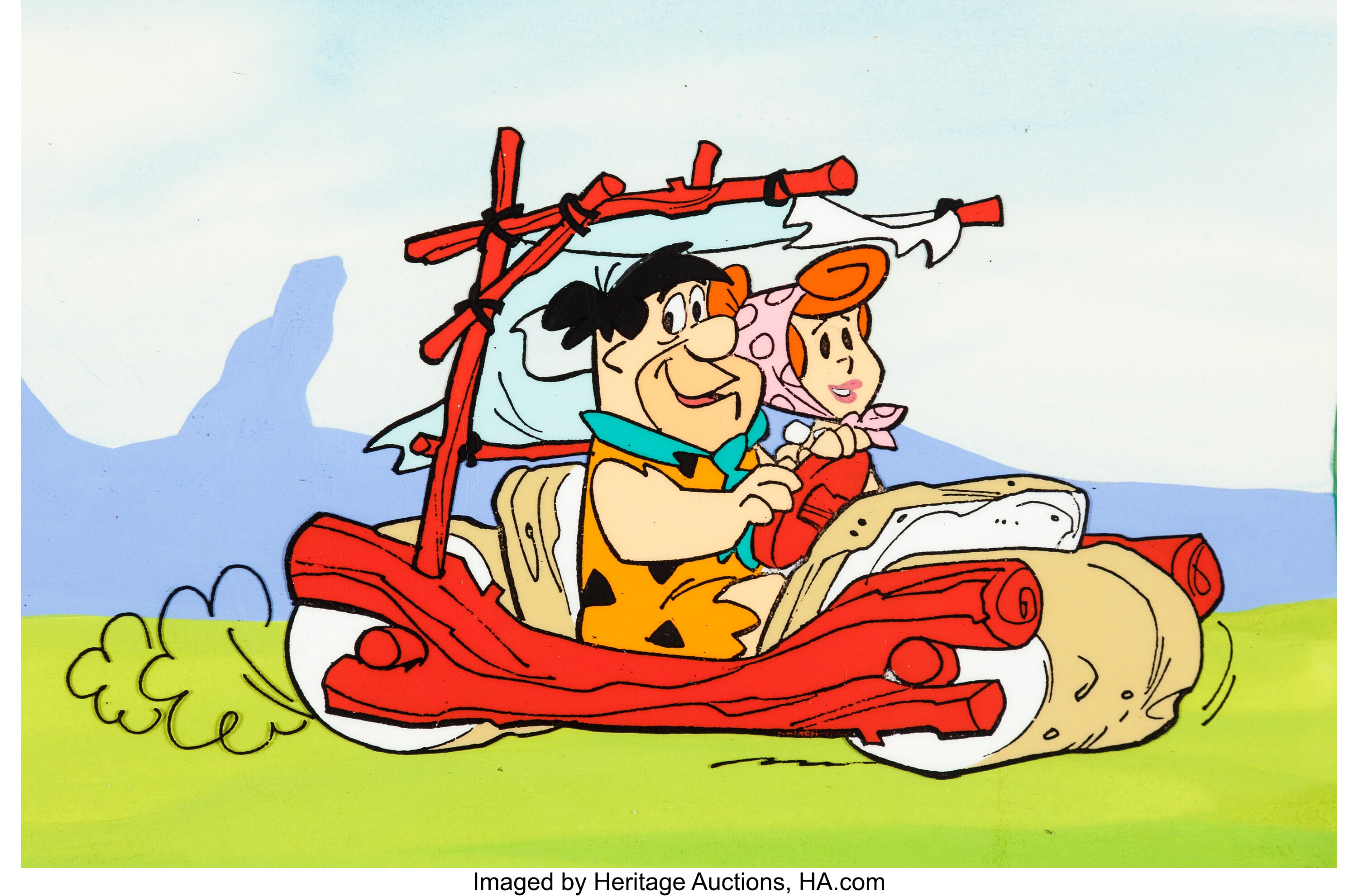 fred flintstones car