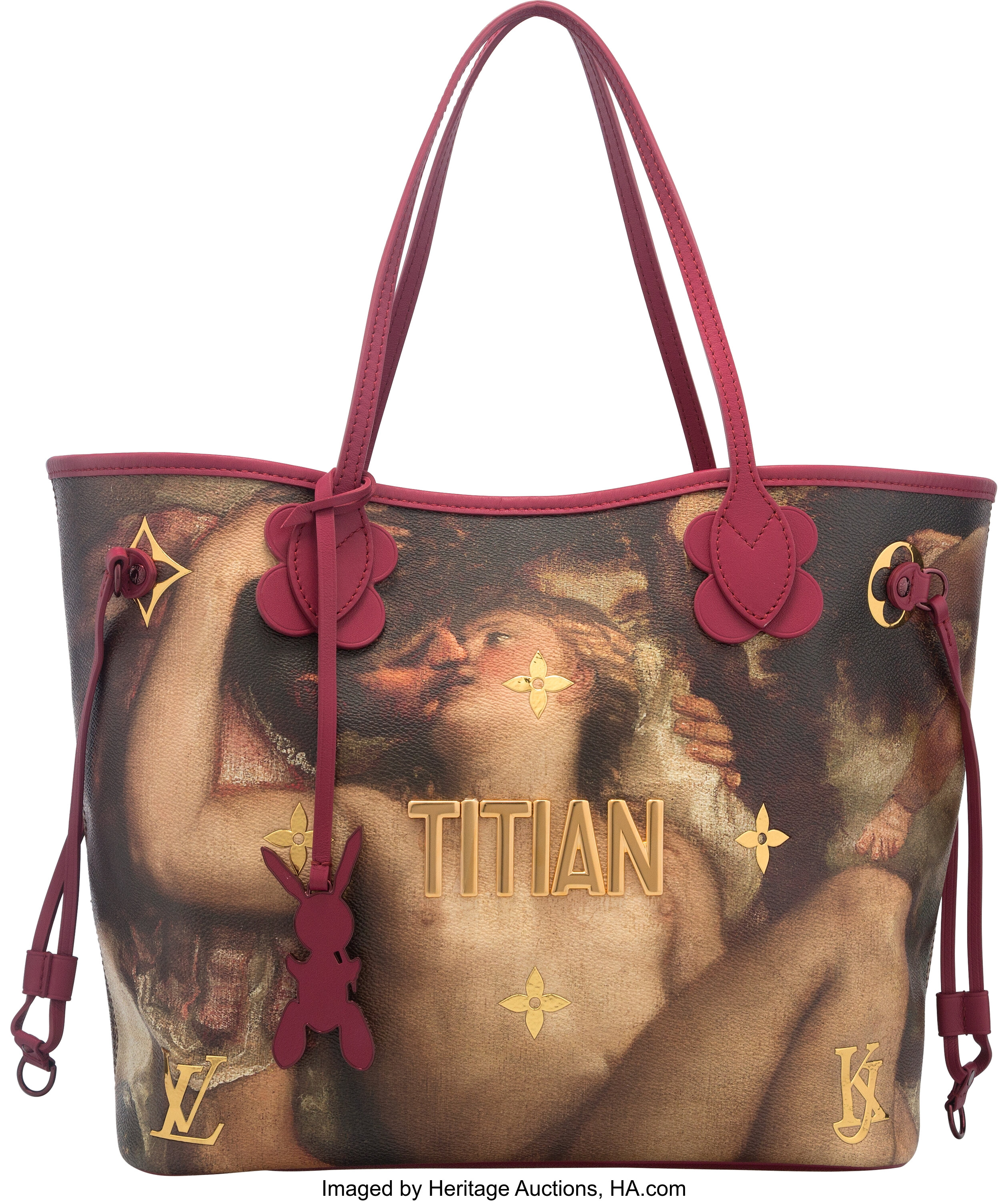 Louis Vuitton x Jeff Koons Speedy Titian Masters 30 Fuchsia Multicolor in  Coated Canvas with Brass - US