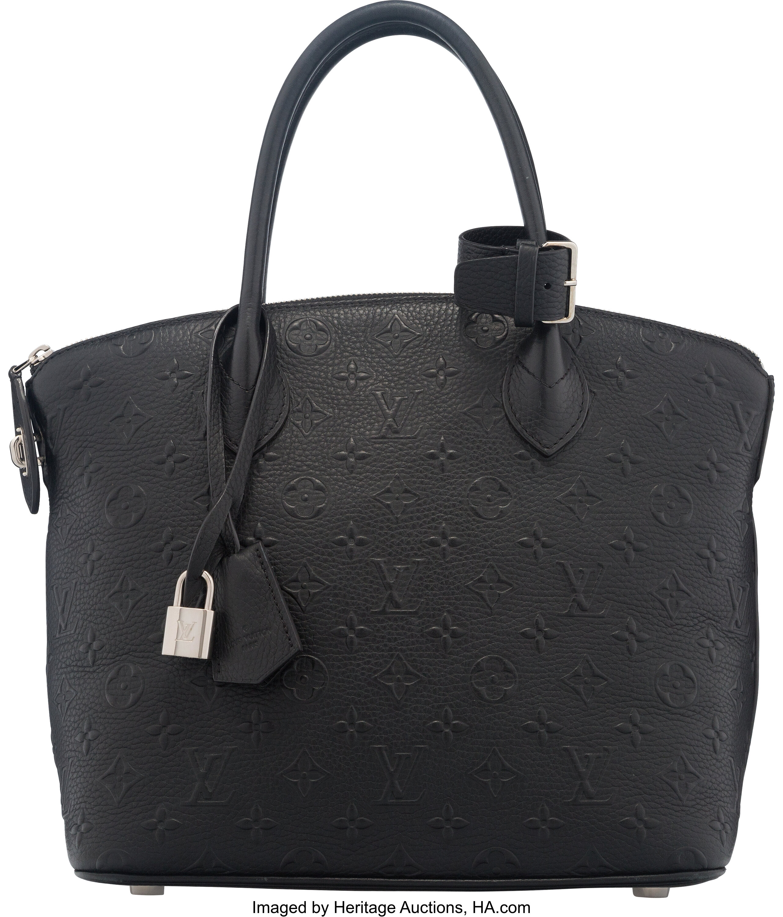 Louis Vuitton Black Monogram Revelation Lockit Handbag