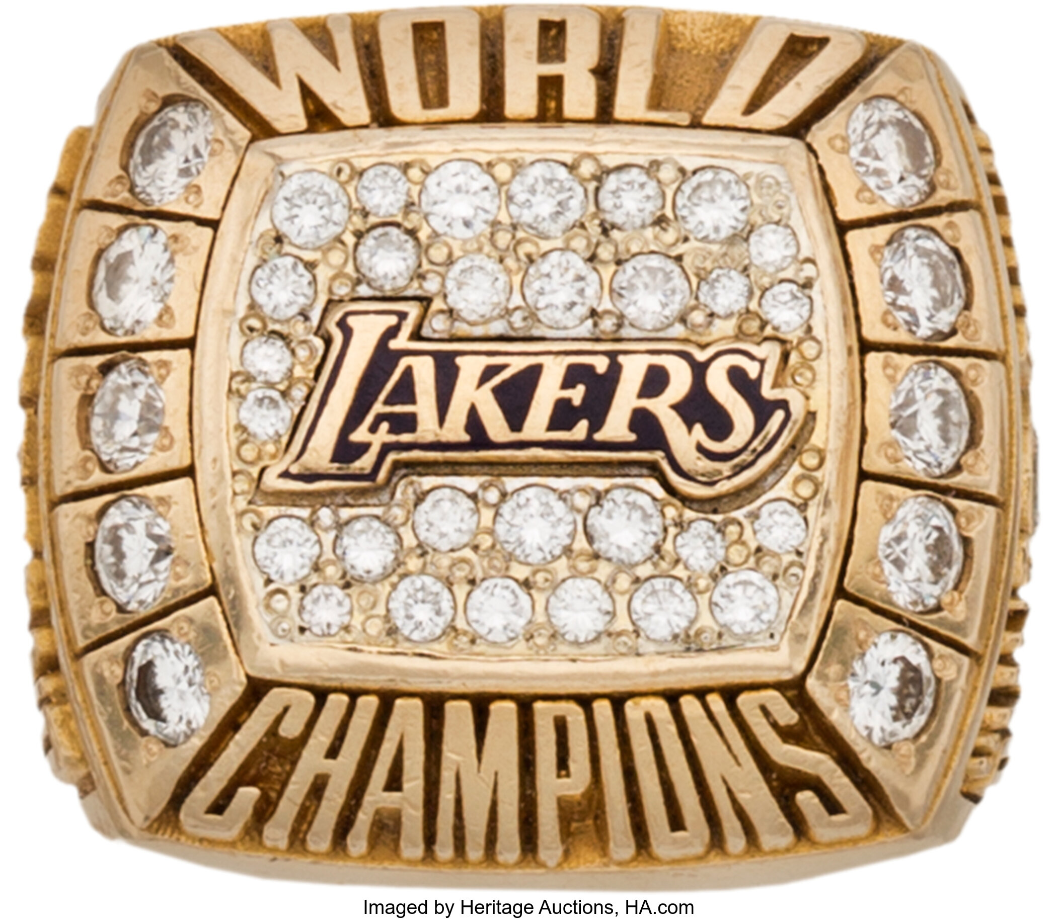 Los Angeles Lakers 2001 NBA Championship Ring, Sports Memorabilia, Part  II, Streetwear & Modern Collectibles