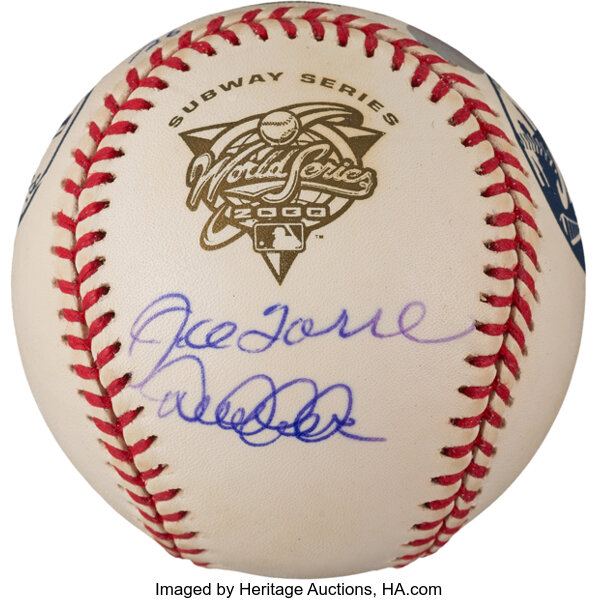 Joe Torre Yankees Signed 2000 Official World Series Baseball