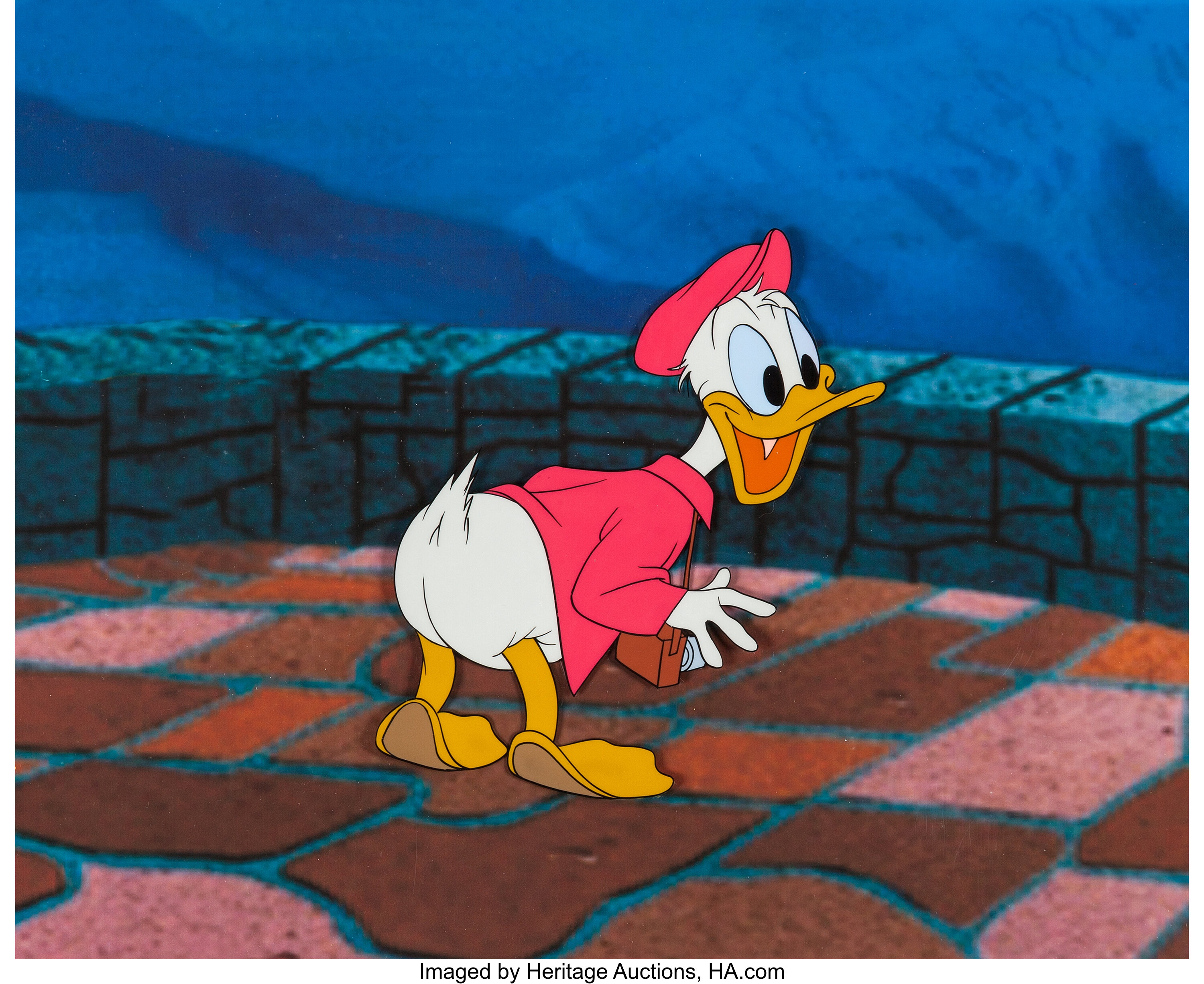 Grand Donald Duck Production Cel Disney, 1954). | #97217 | Heritage