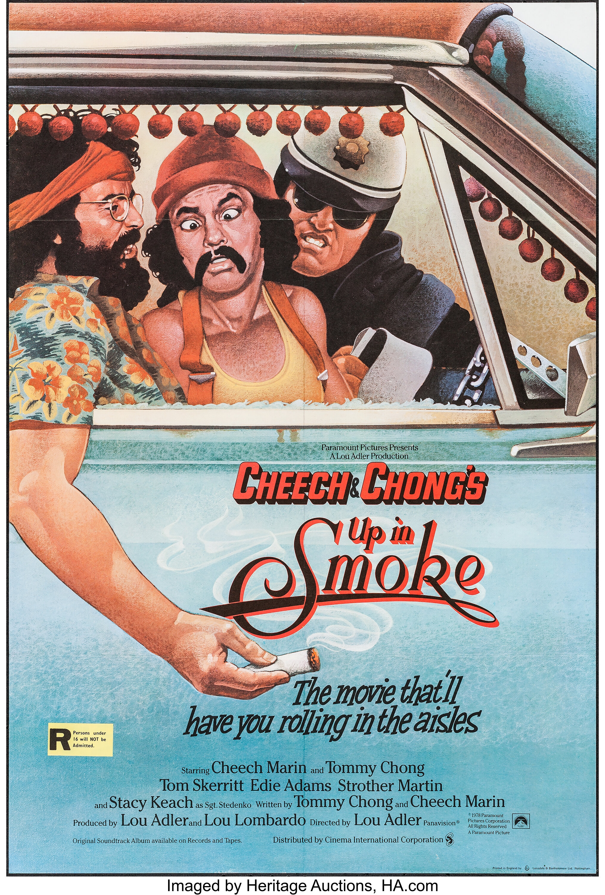 Up in Smoke (Paramount, 1978). British One Sheet (27