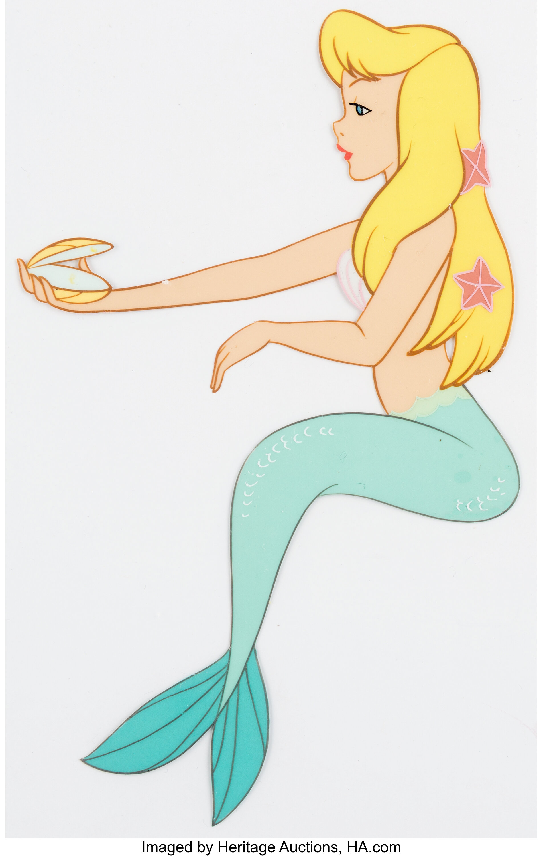 Peter Pan Mermaid Production Cel Walt Disney 1953 Animation Lot 971 Heritage Auctions