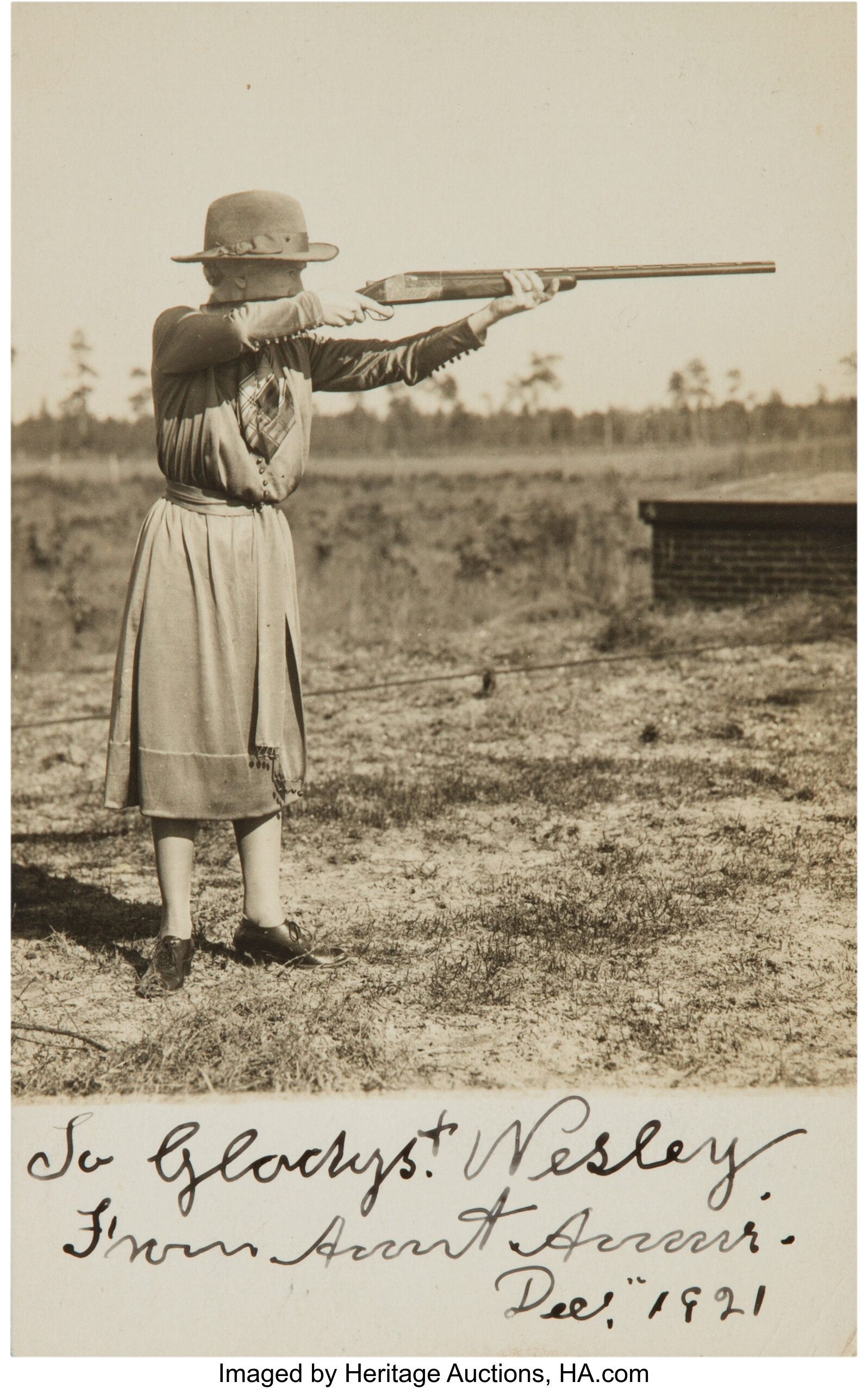 Annie Oakley: Signed Photo Inscribed to One of Johnny Baker's | Lot #43235  | Heritage Auctions