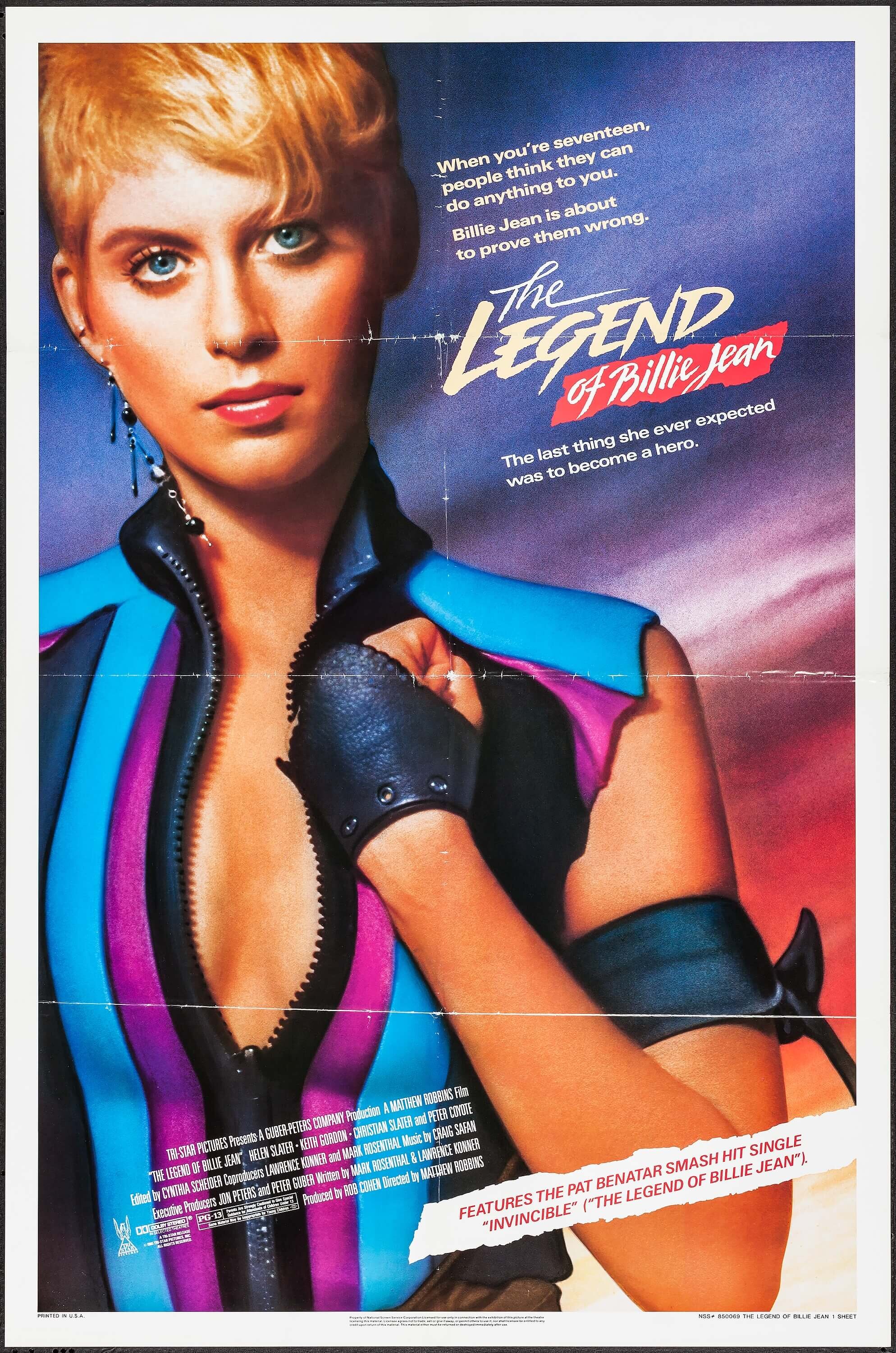 The Legend Of Billie Jean Others Lot Tri Star 1985 One Sheets Lot 51268 Heritage Auctions