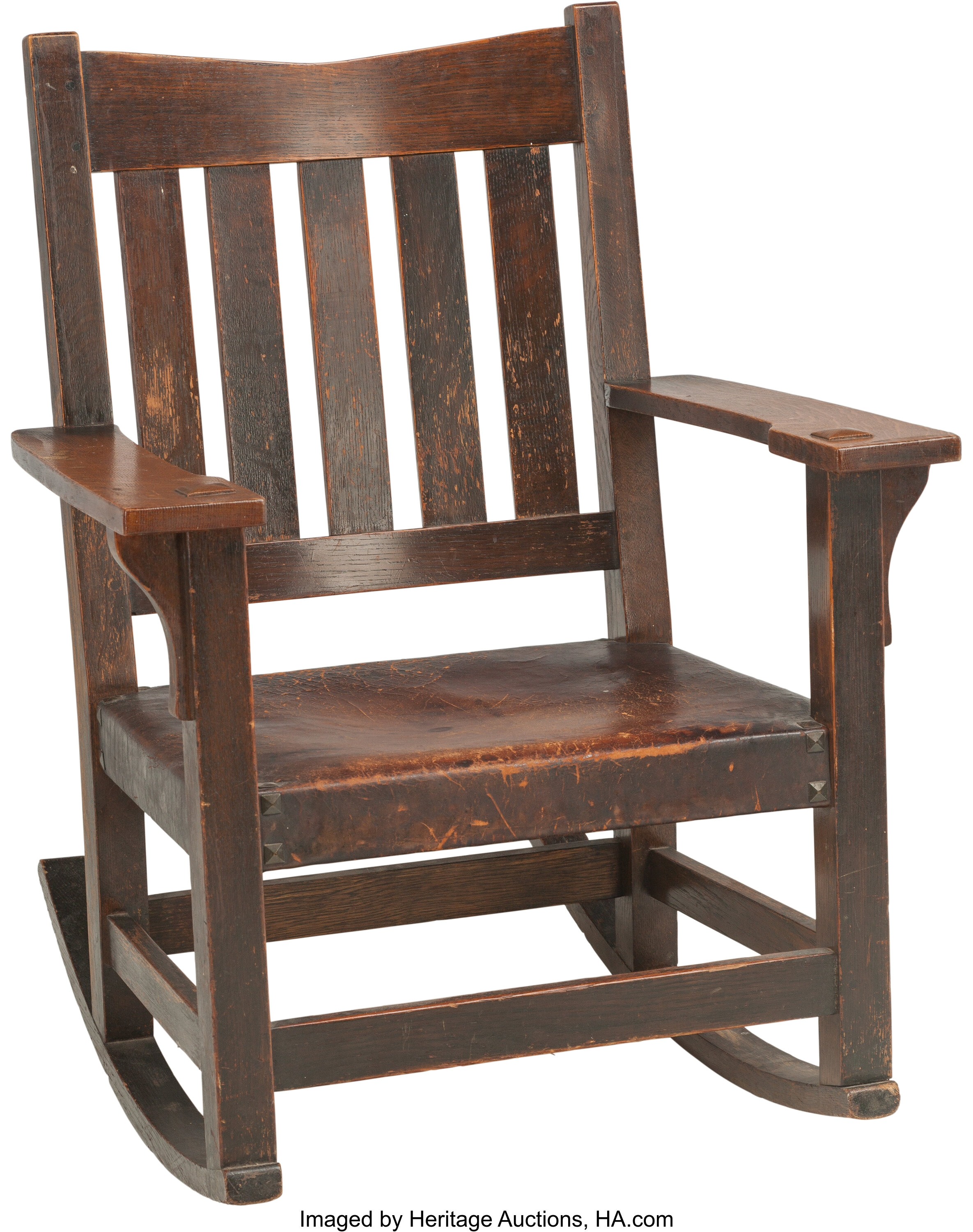 Antique stickley rocking cheap chair