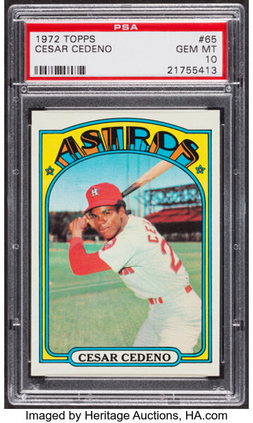 1972 Topps Cesar Cedeno