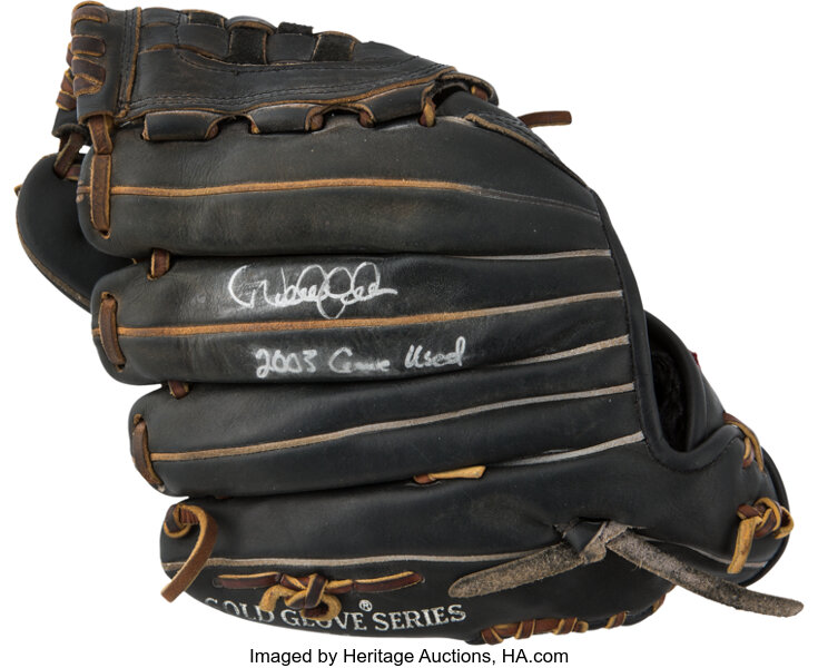 2003 Derek Jeter Game Used & Signed Fielder's Glove with Jeter 