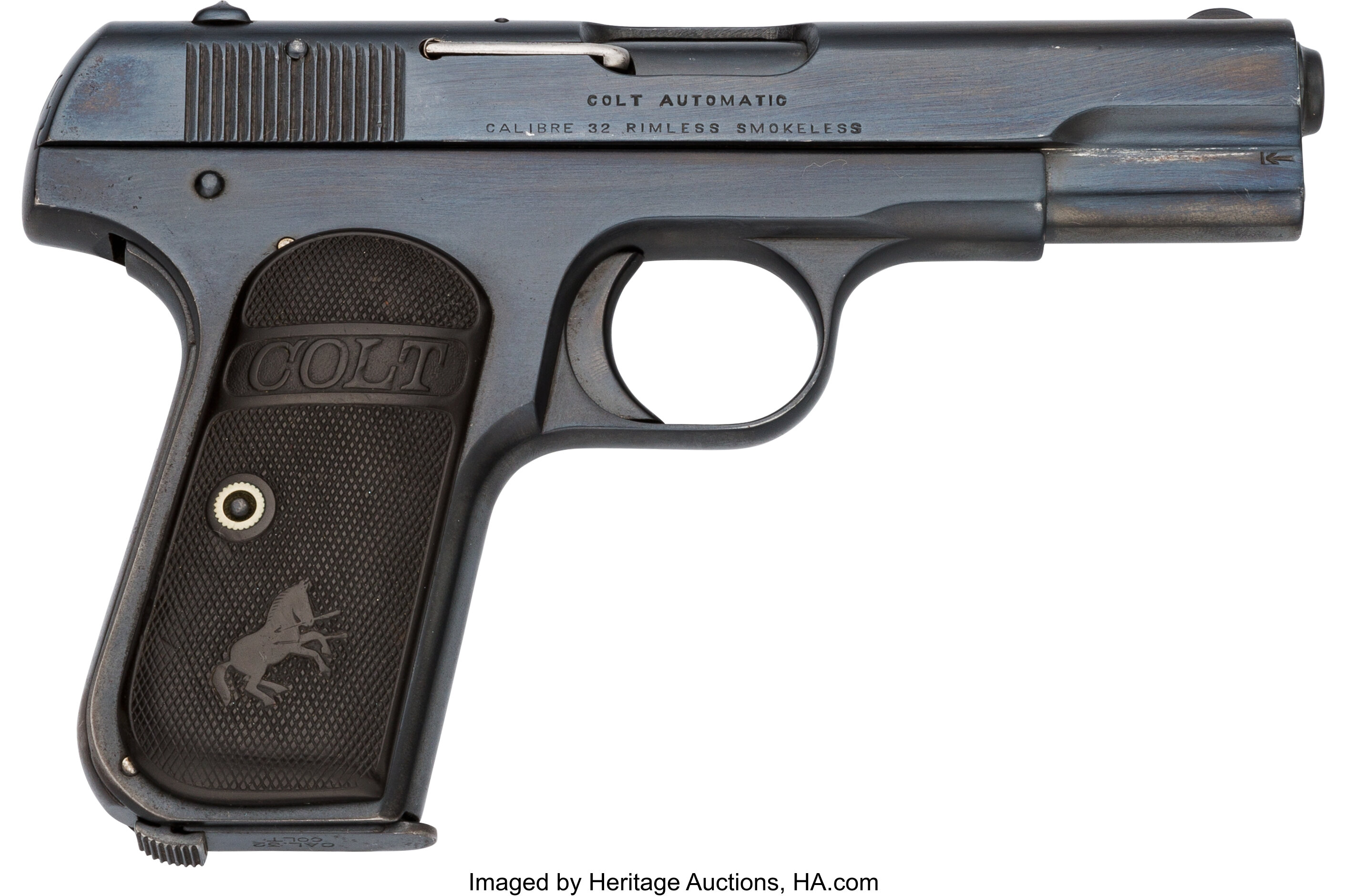 Colt Model 1903 Pocket Hammerless Semi Automatic Pistol Lot 40469 Heritage Auctions 0346