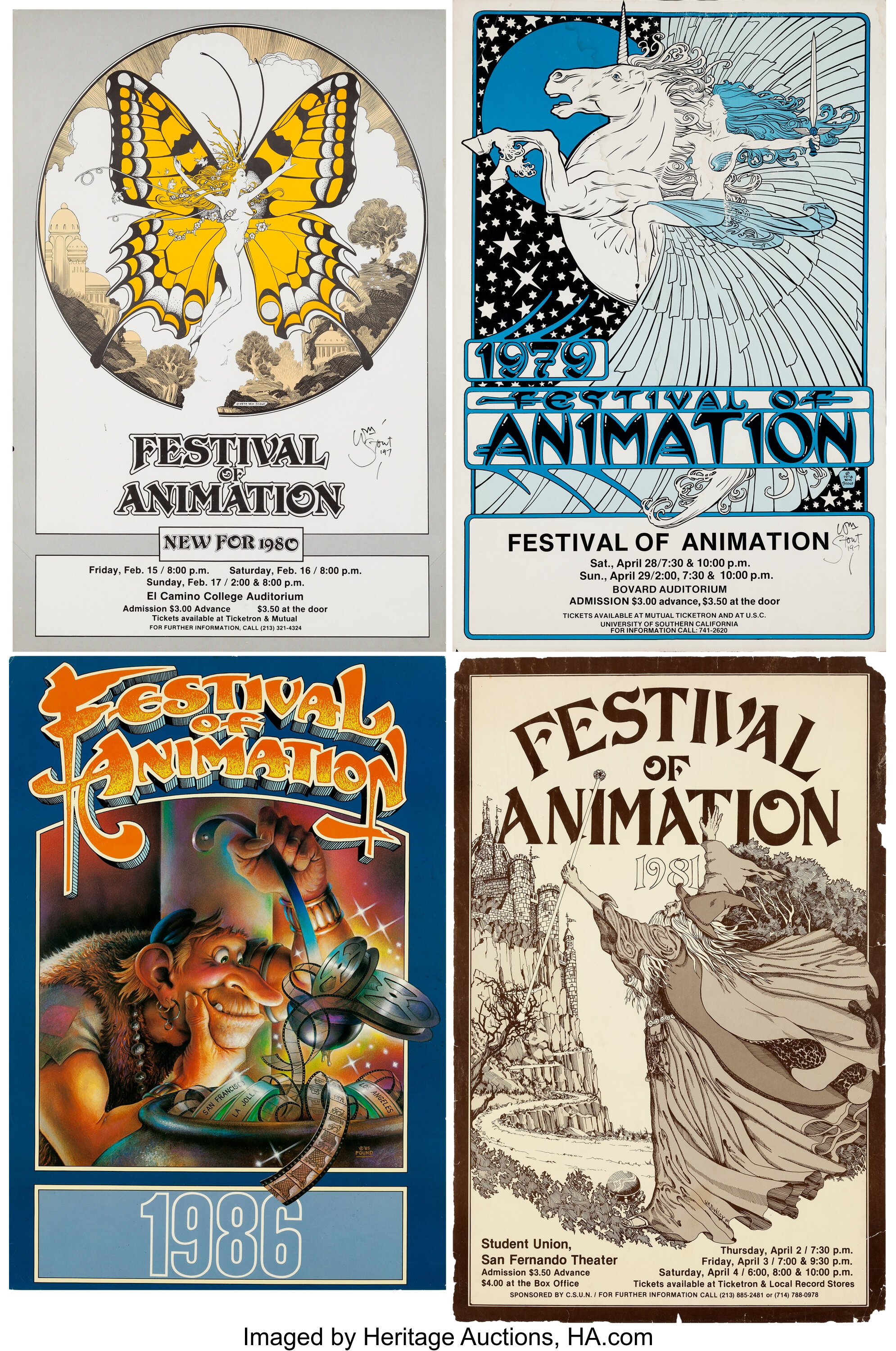 Spike and Mike's Festival of Animation Poster Group (1979-2007).... | Lot  #97341 | Heritage Auctions