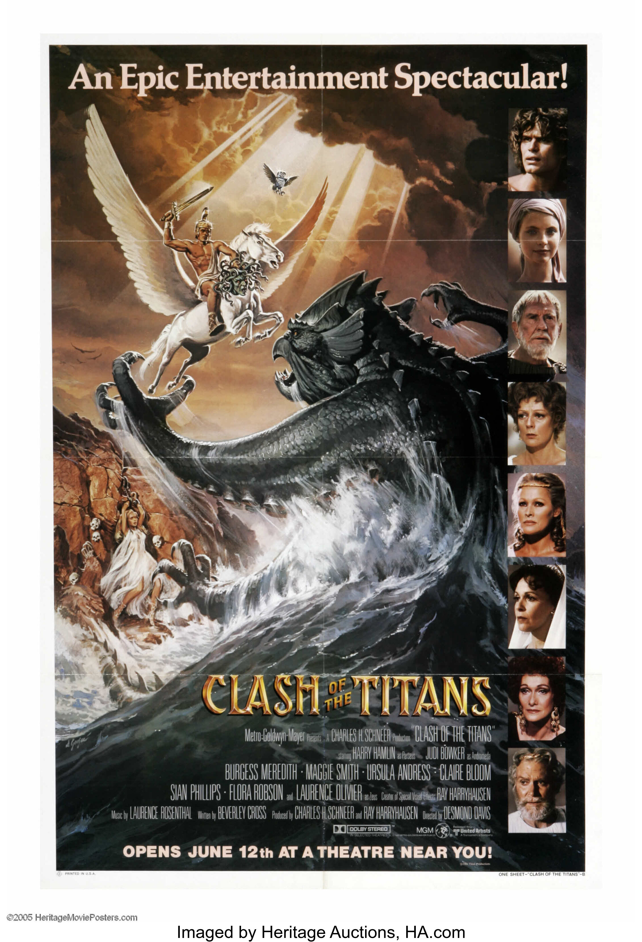 Clash of the Titans Movie Poster 1981 1 Sheet (27x41)