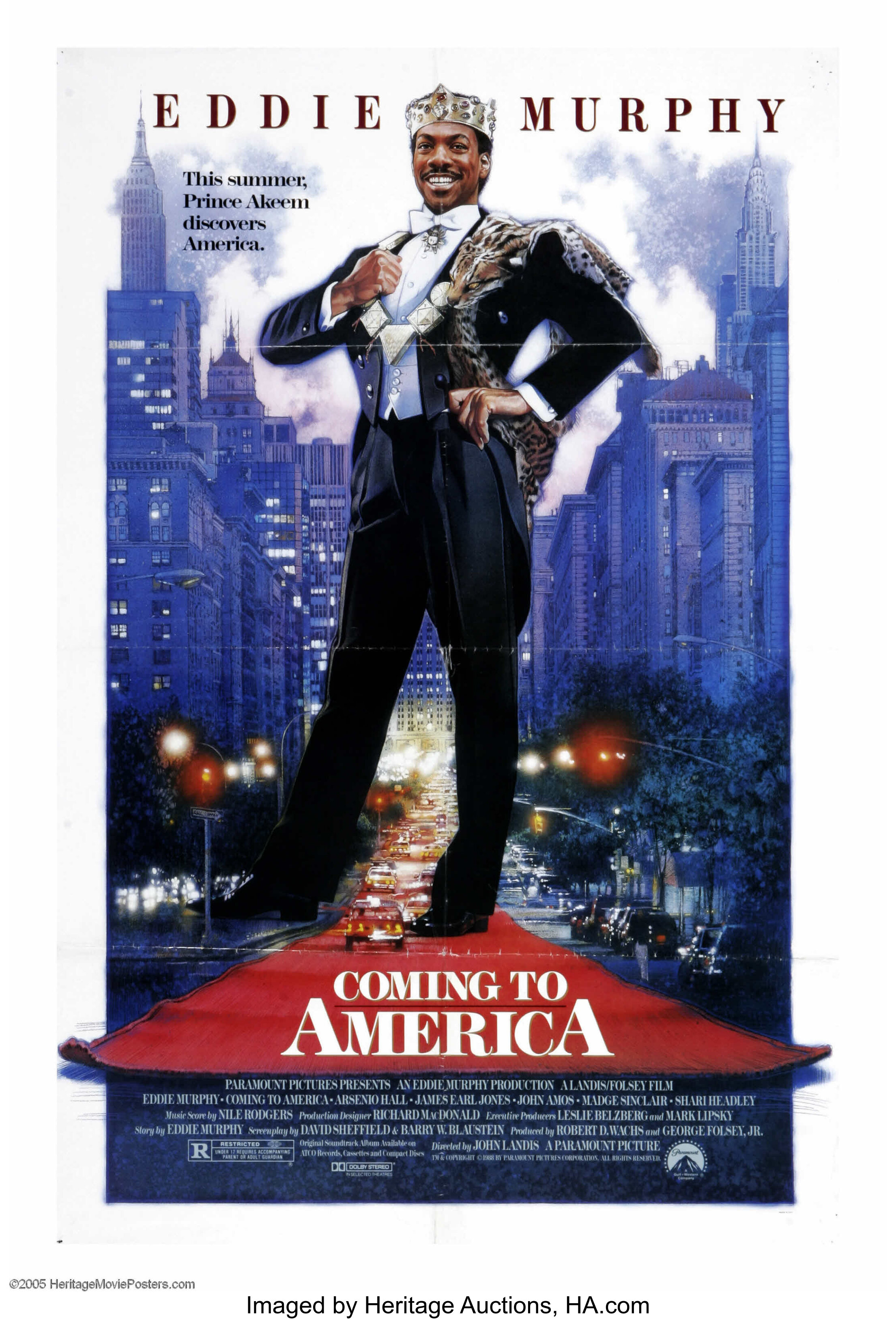 coming to america movie poster