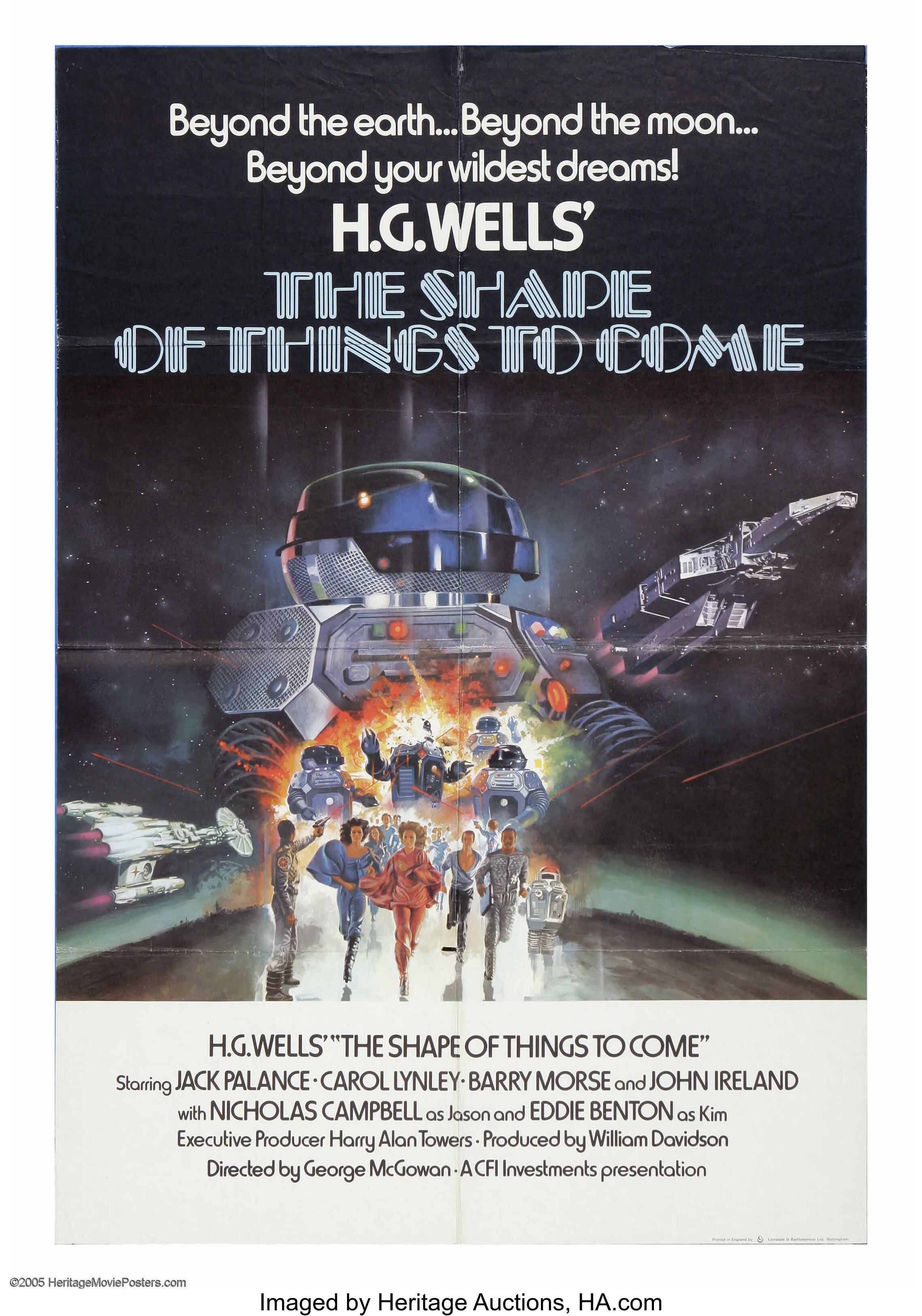 The Shape of Things to Come (Film Ventures International, 1979). | Lot ...