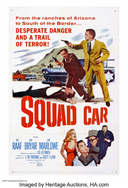 Squad Car 20th Century Fox 1960 One Sheet 27 X 41 A Lot 24192 Heritage Auctions