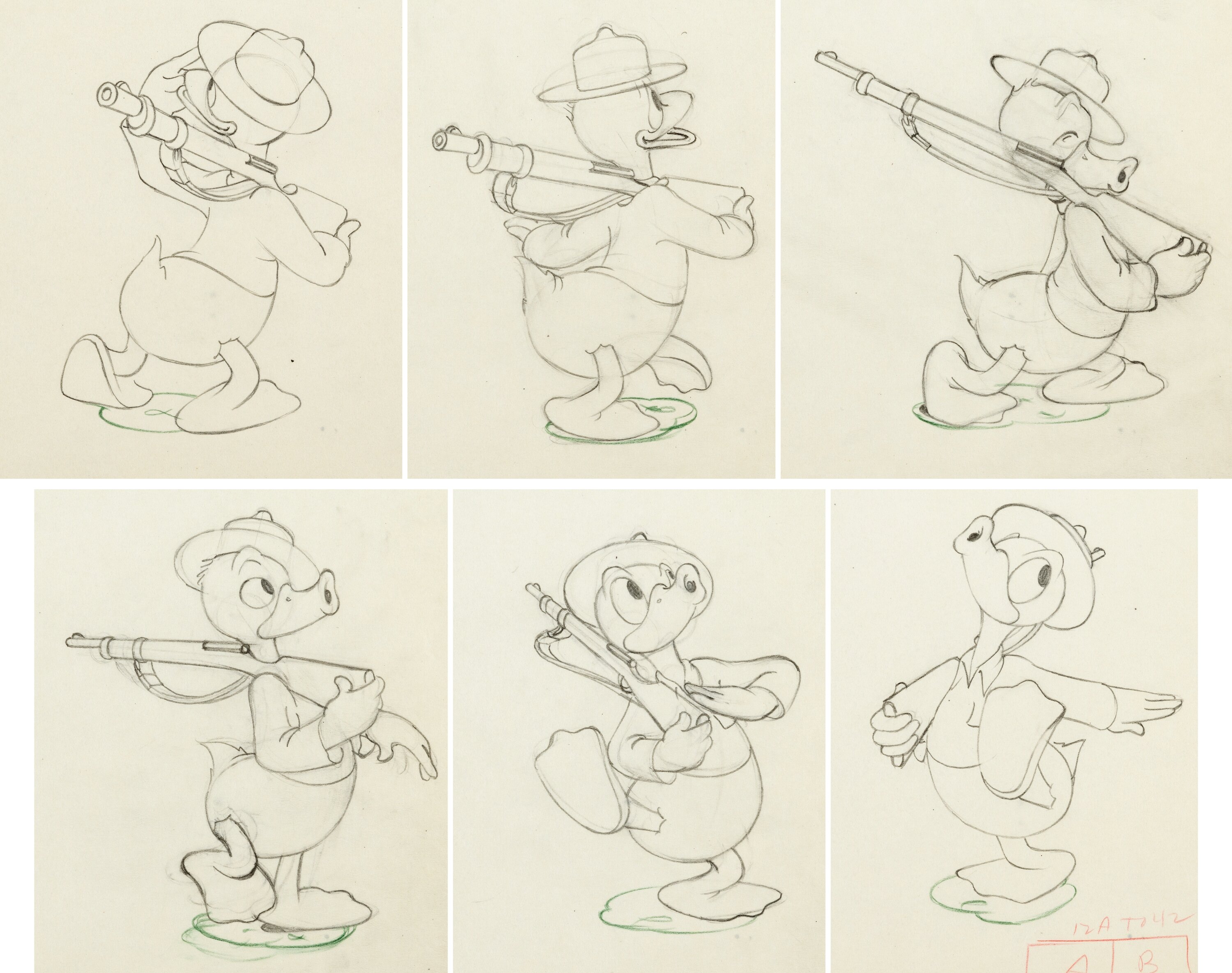 The Vanishing Private Donald Duck Marching Sequence Animation | Lot ...