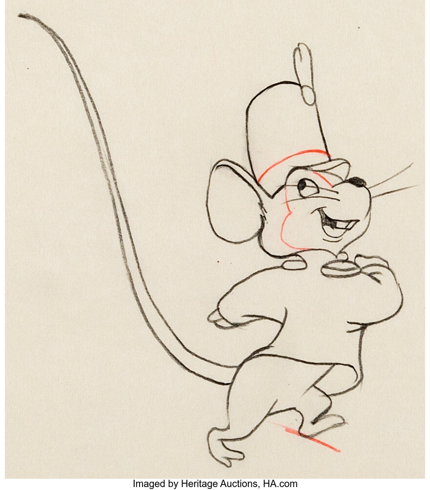 timothy q mouse coloring page printable dumbo