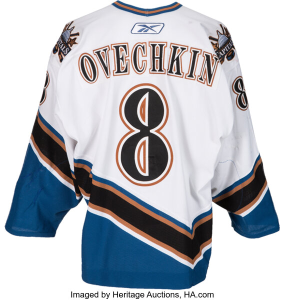 Ovechkin rookie jersey on sale