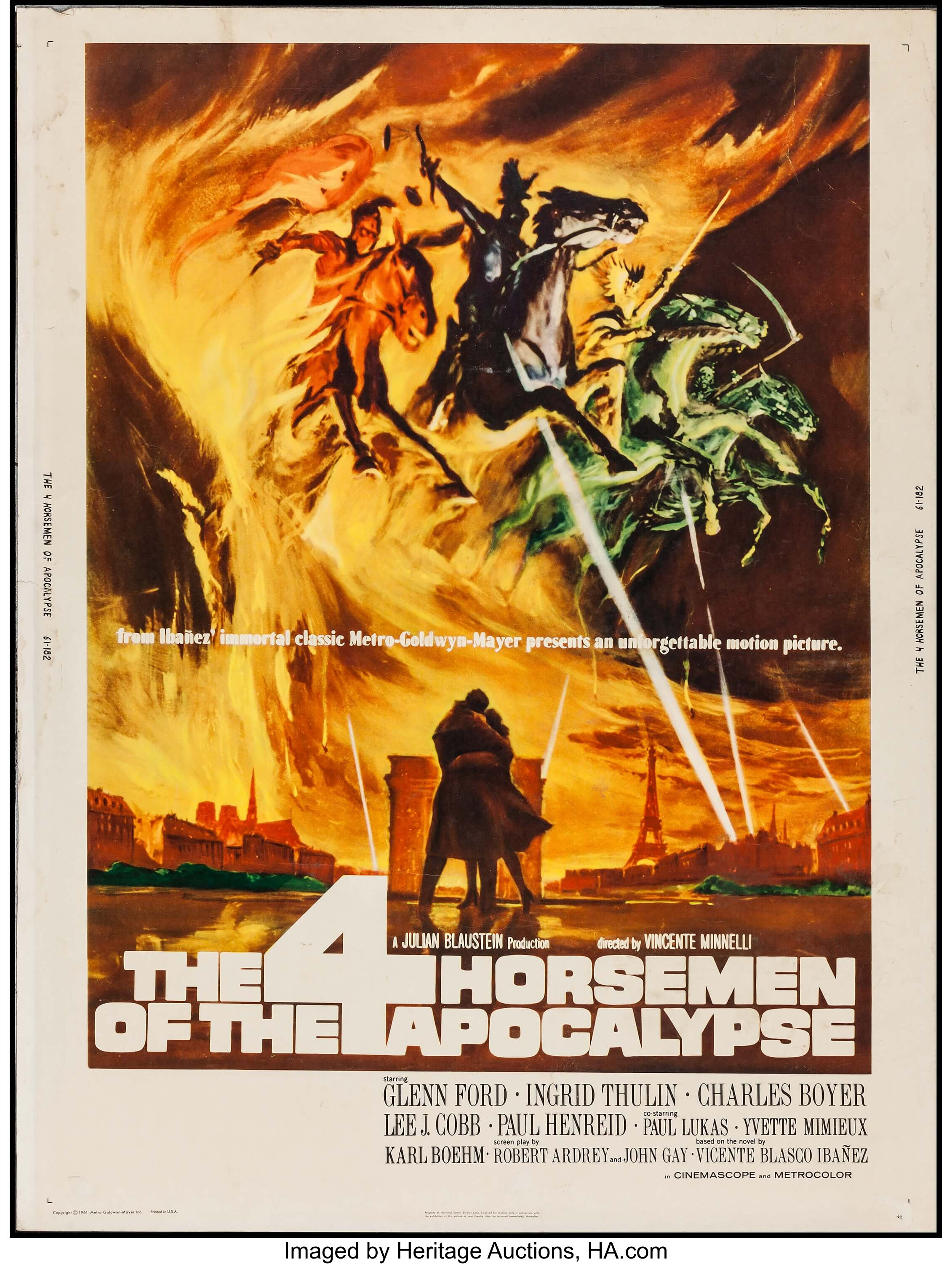 The Four Horsemen of the Apocalypse (MGM, 1961). Poster (30