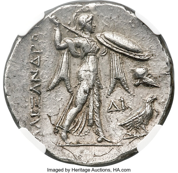 Ptolemy I Soter AR Tetradrachm - Alexander in Elephant Headdress